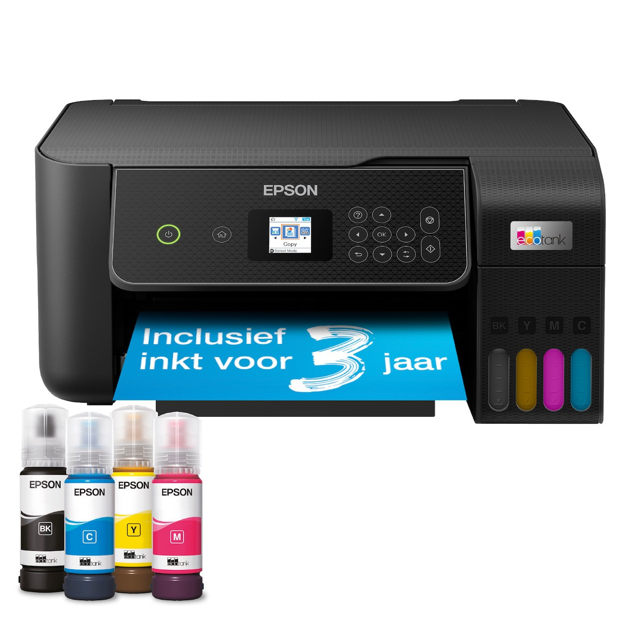 Epson EcoTank ET-2870 All-in-one inkjet printer Zwart