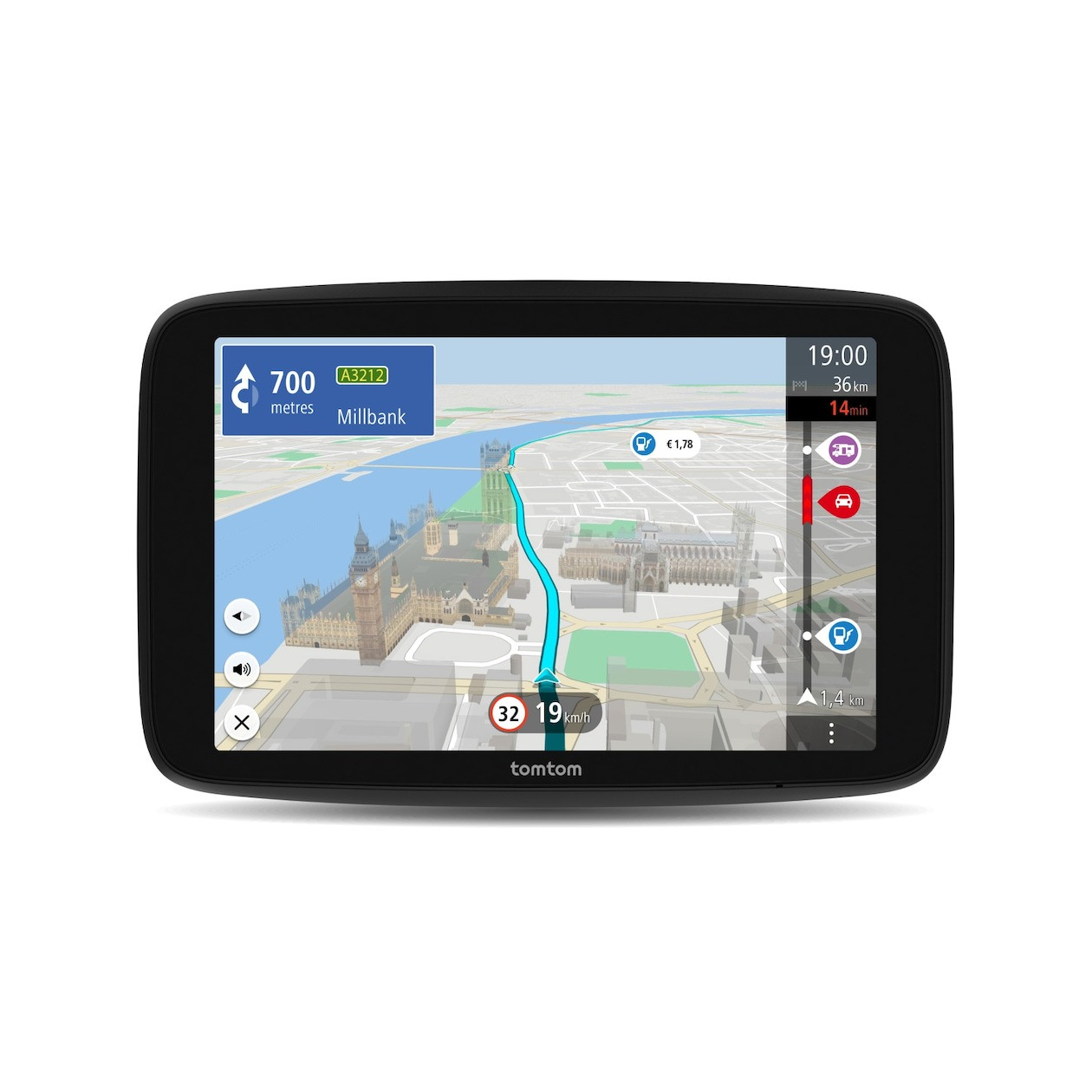 Tomtom GO Camper Max Premium Pack Autonavigatie Zwart