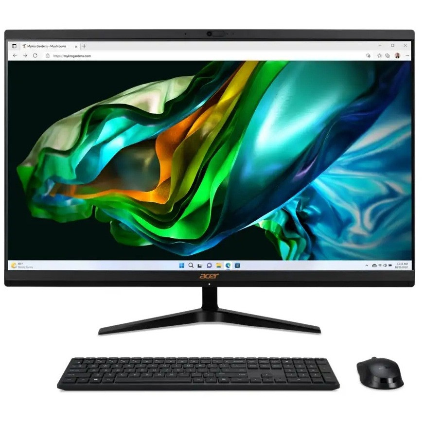 Acer Aspire C27-1800 I5620 NL All-in-one PC Zwart