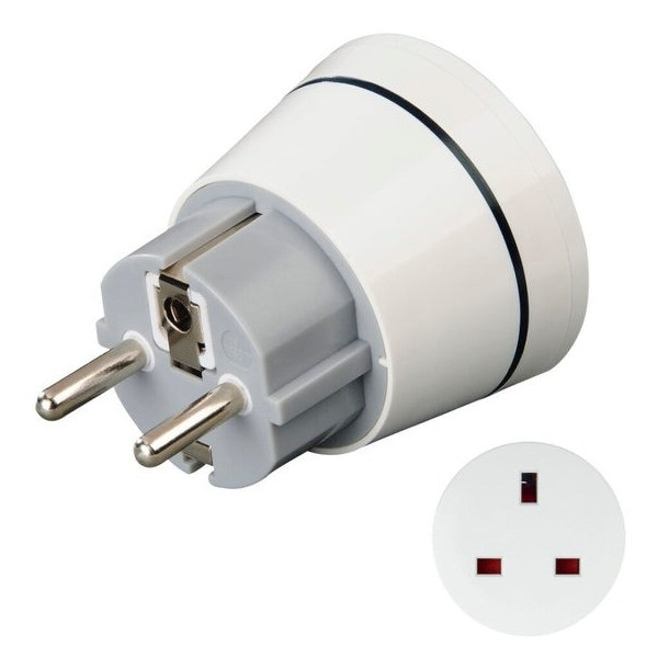 Hama Reisadapter type G, 3-polig, voor apparaten uit Engeland, Commonwealth en V Wifi adapter Wit