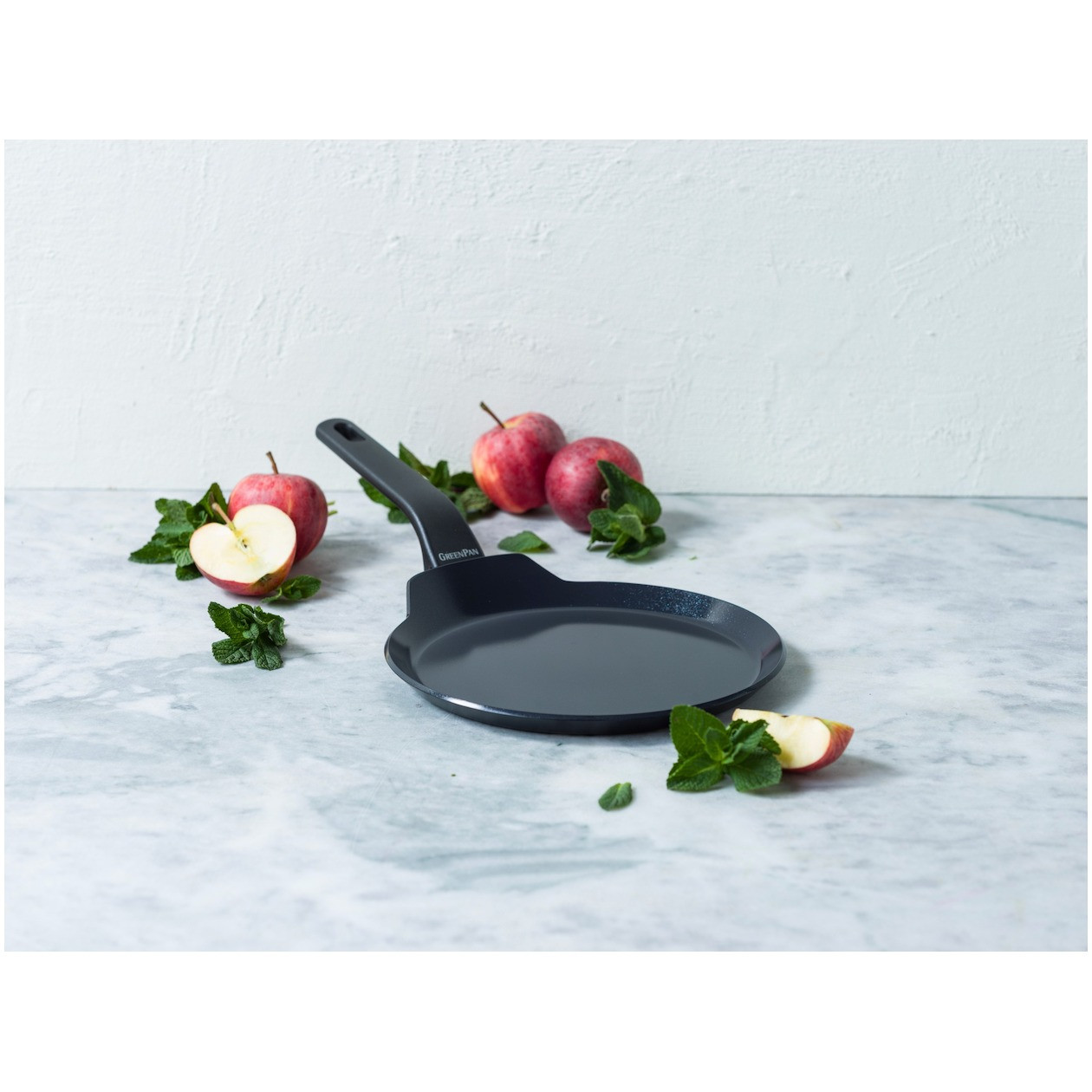 GreenPan Essence pannenkoekenpan 24cm Poffertjespan Rvs