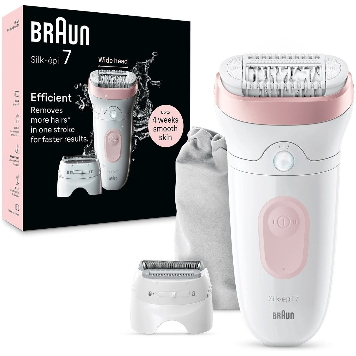 Braun Silk-epil 7 7-030 Epilator Roze