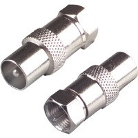 Scanpart coax adapter - F-connector naar 9,5 mm TV accessoire