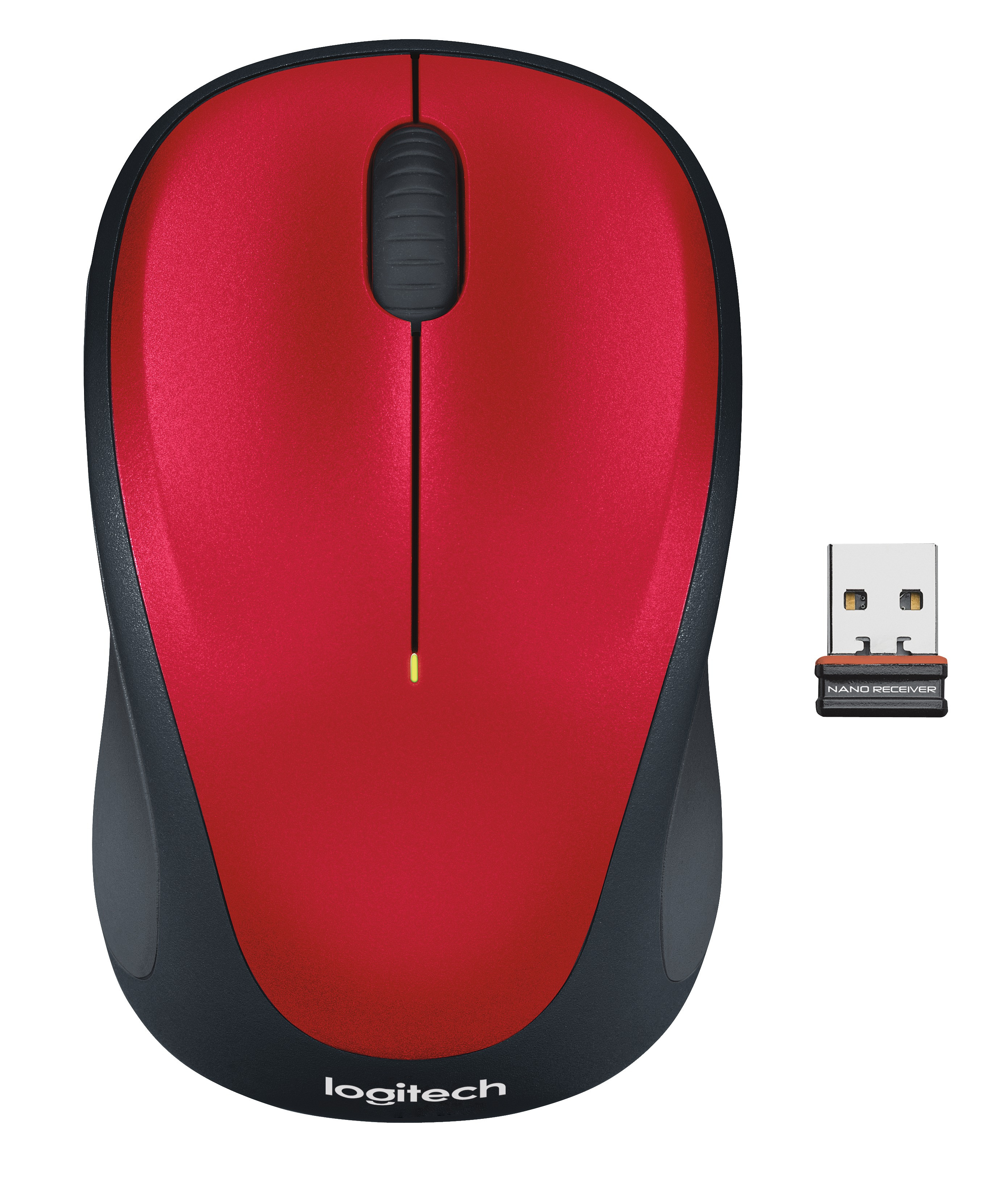 Logitech M235 Muis Rood