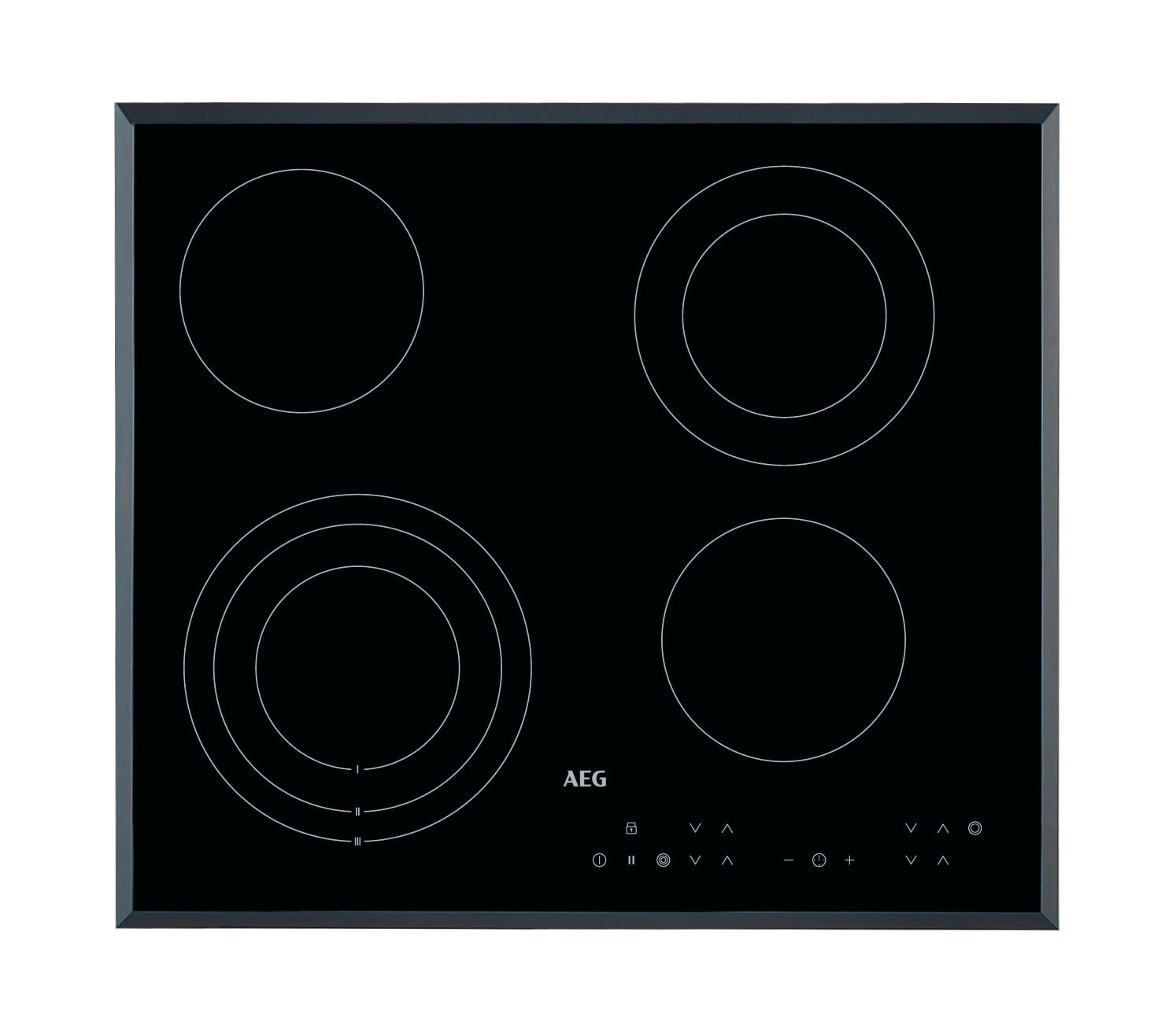 AEG HK634030FB Keramische inbouwkookplaat Zwart