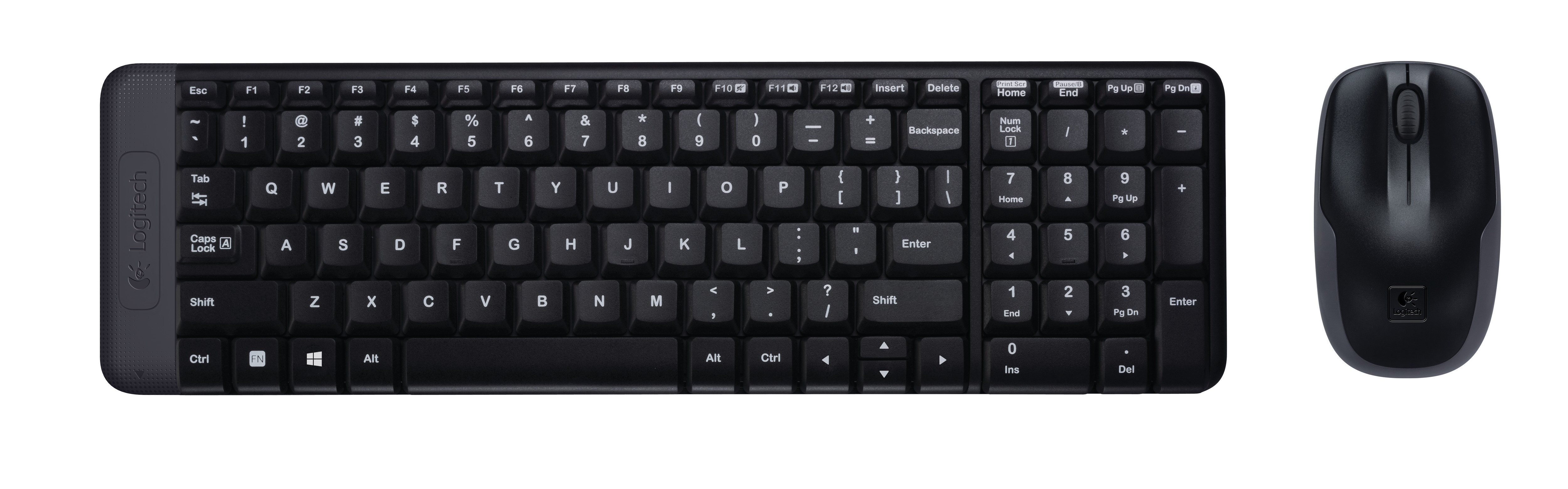 Logitech MK220 Wireless Combo (Qwerty) Toetsenbord Zwart