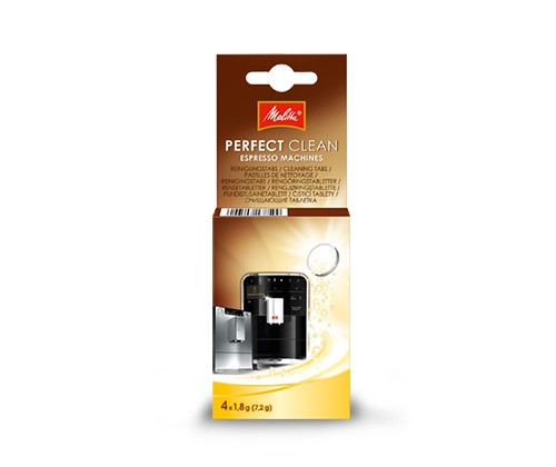 Melitta Perfect Clean Espresso Tabs 4 x 1,8 gr. Reinigingstablet Wit