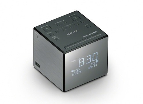 Sony XDR-C1DBP Wekker radio Zwart