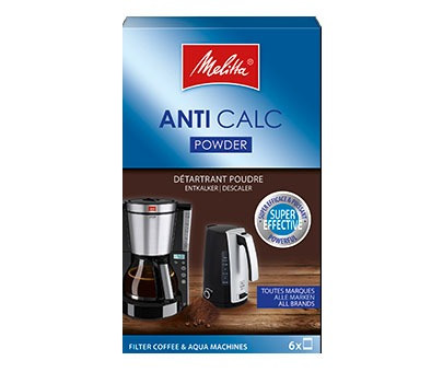 Melitta ontkalker poeder 6x20g Ontkalker Wit