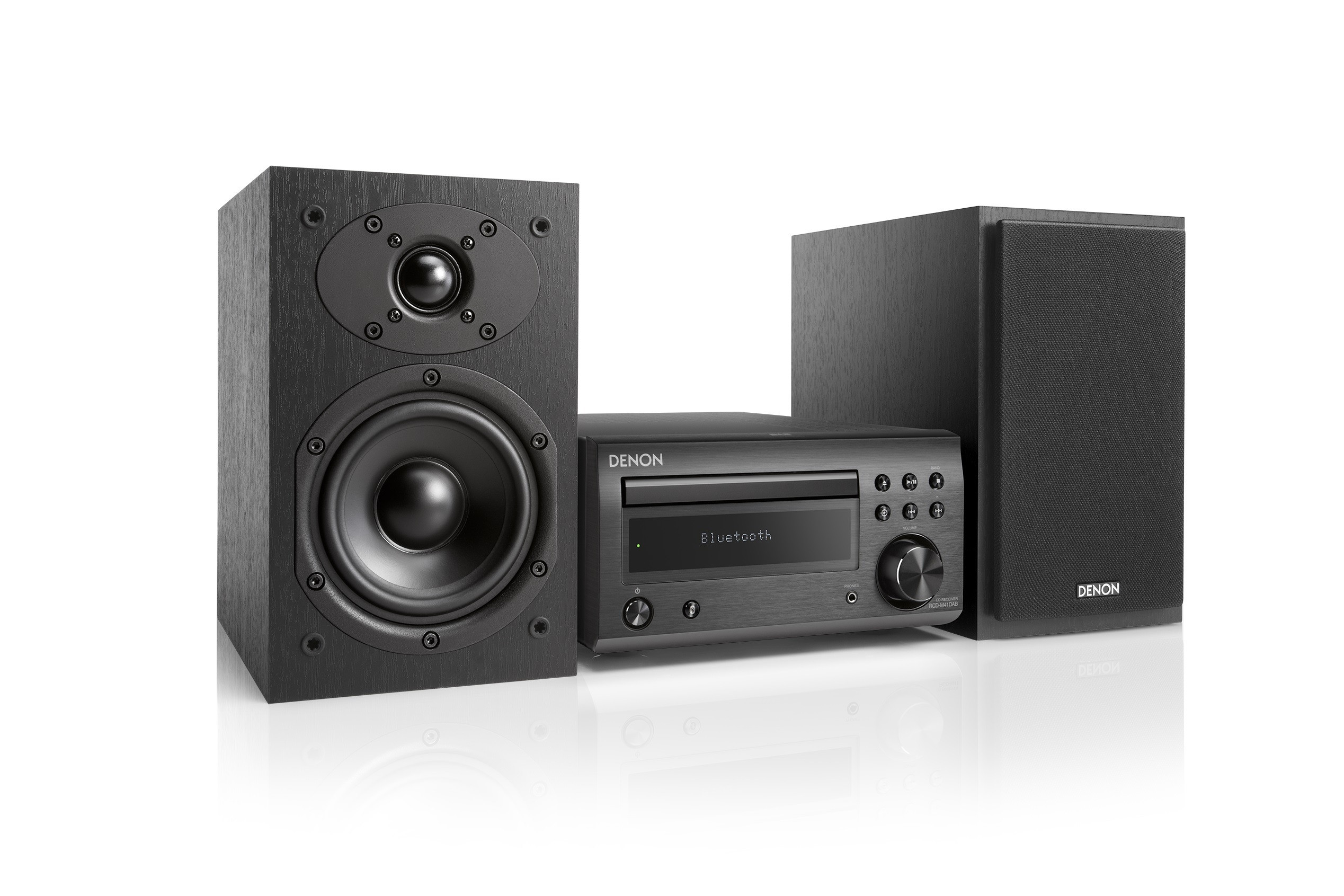 Denon DM41DAB Stereo set Zwart