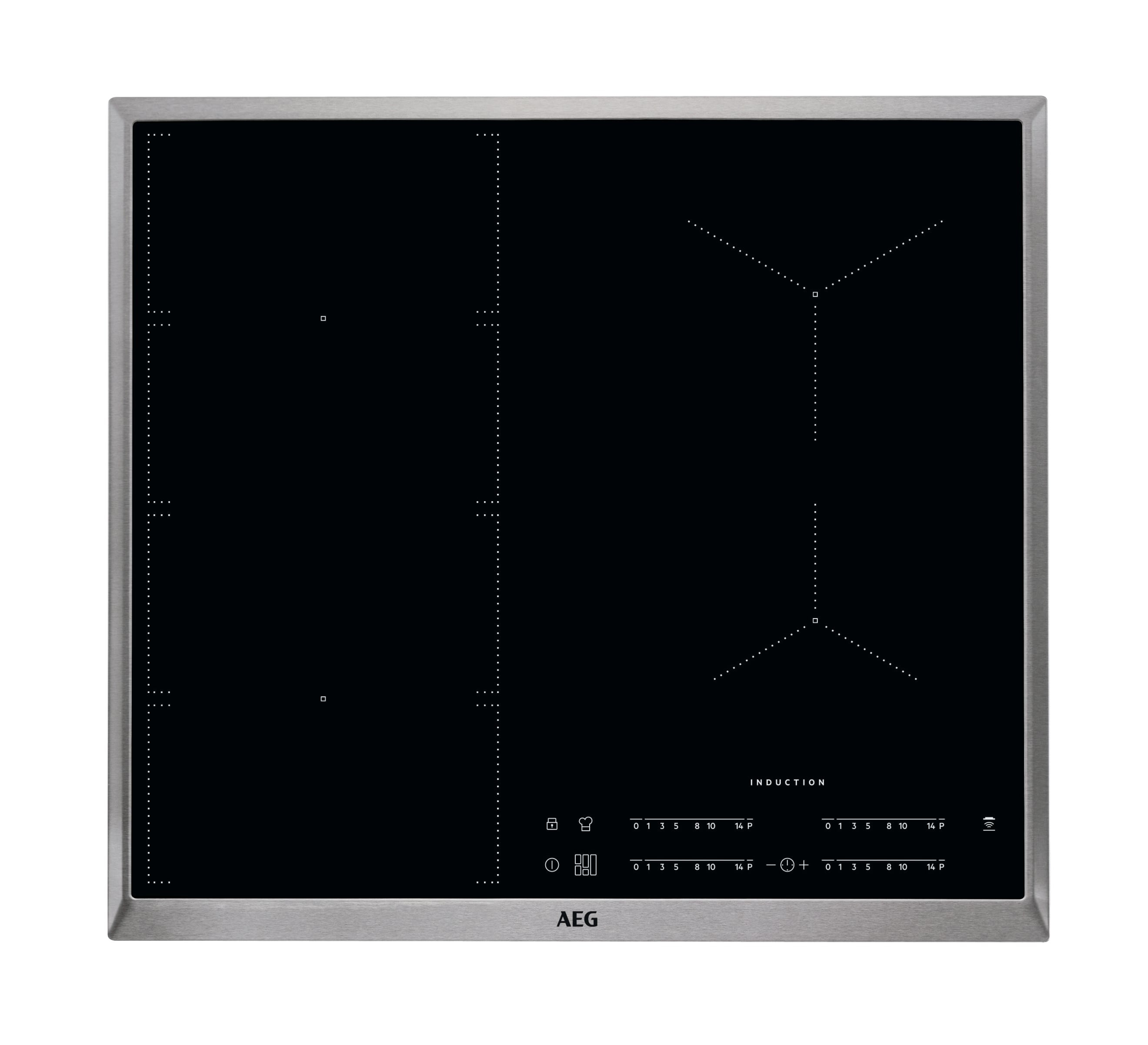 AEG IKE64471XB Inductie inbouwkookplaat Zwart