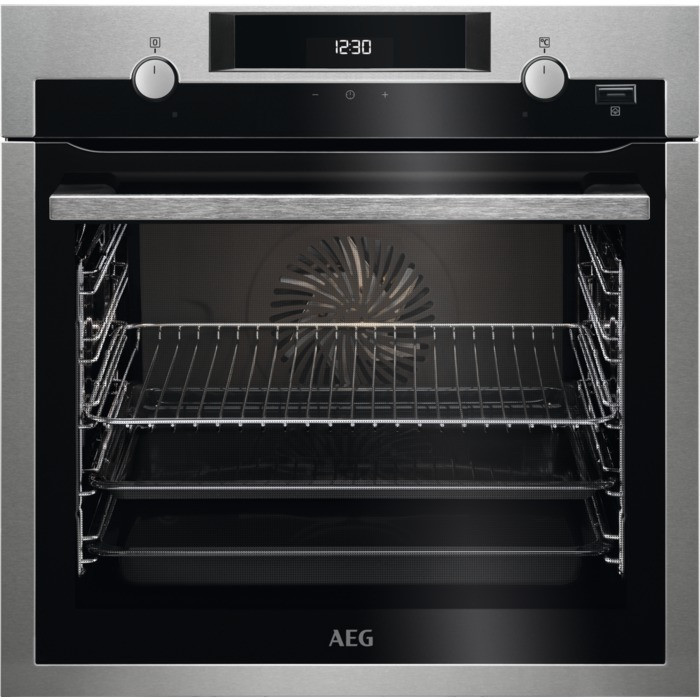 AEG BCS455020M SteamBake Inbouw oven Zilver