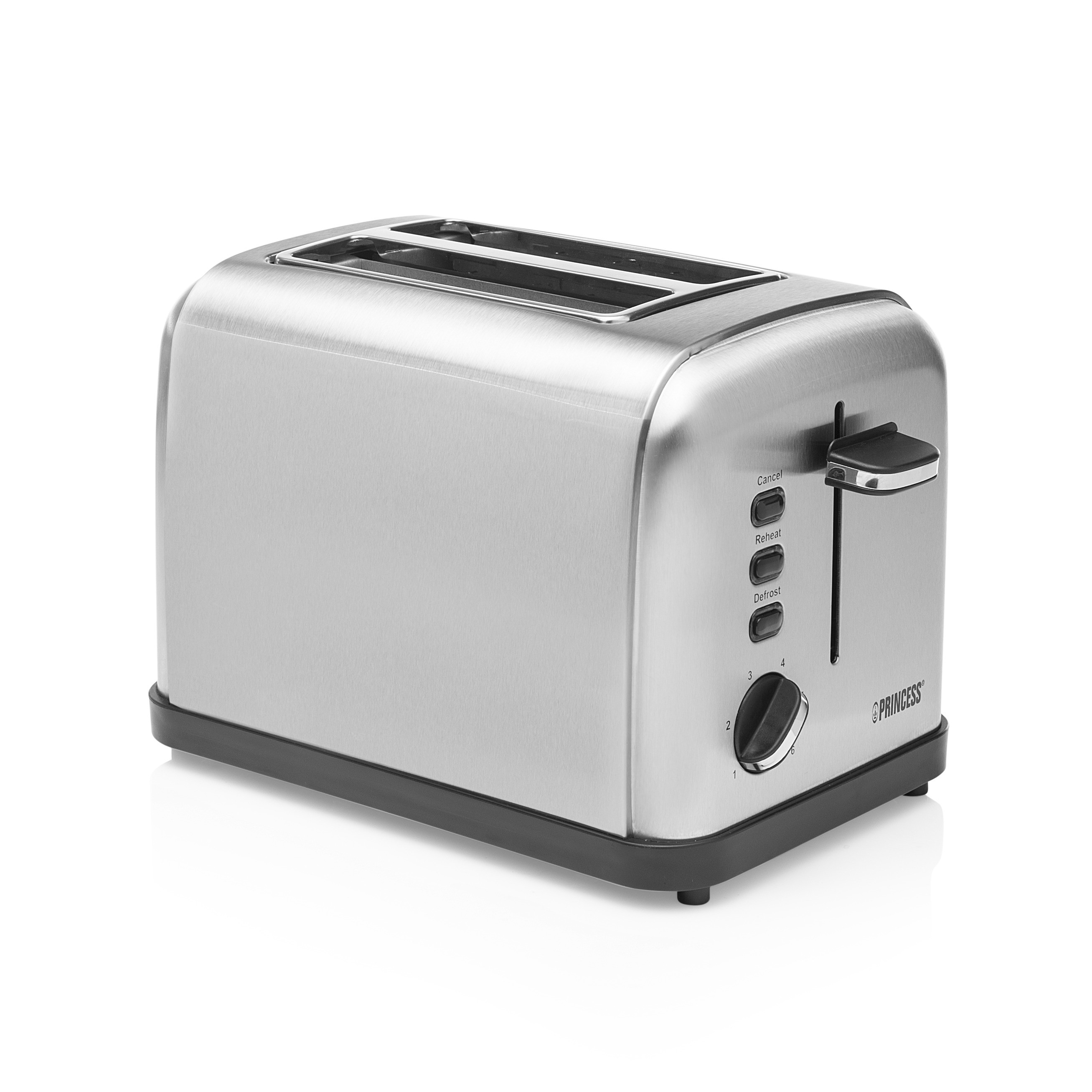 Princess 142354 Toaster Steel 2 Broodrooster Zilver