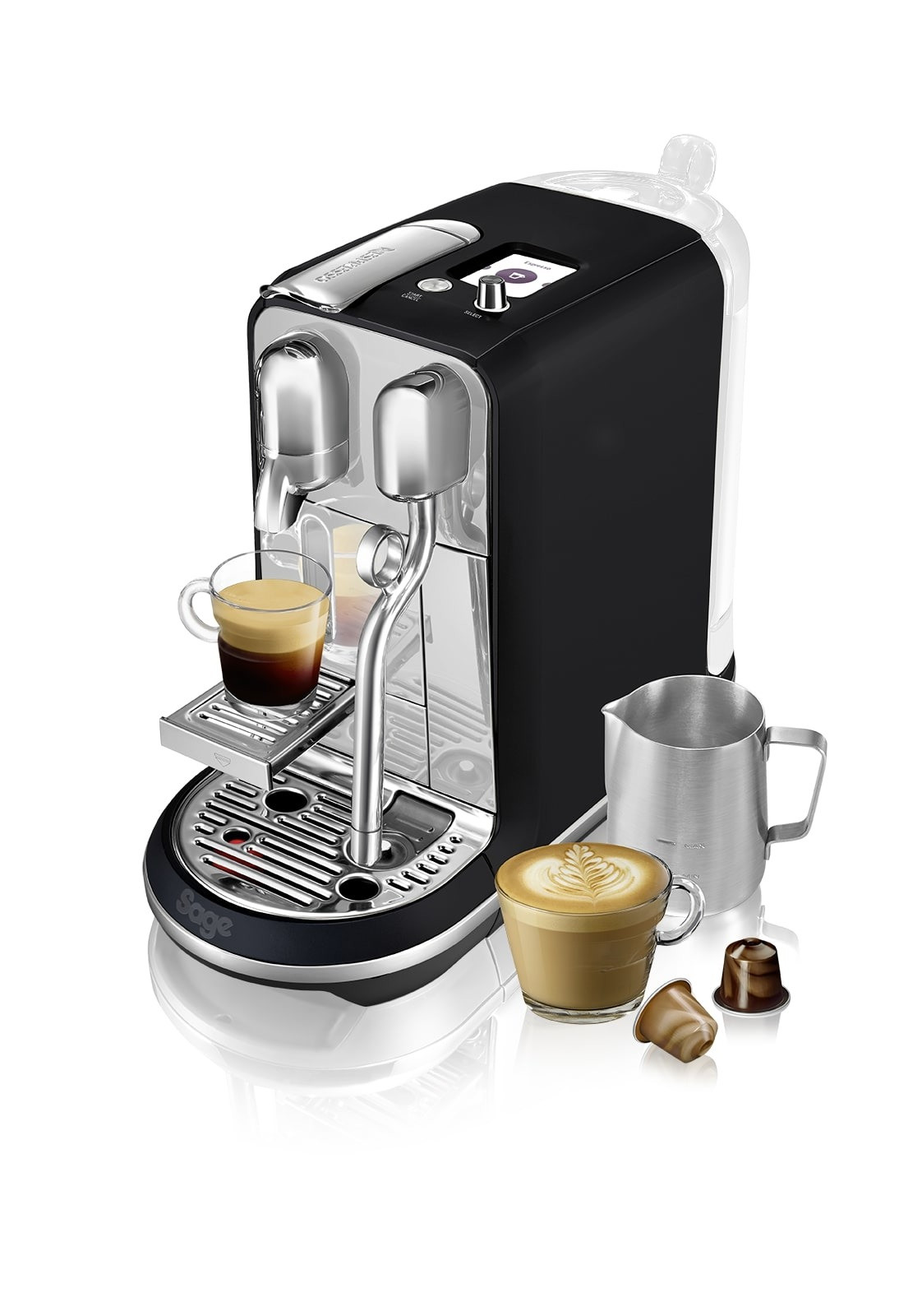 Sage Nespresso CREATISTA PLUS SNE800BTR2ENL1 Nespresso Zwart