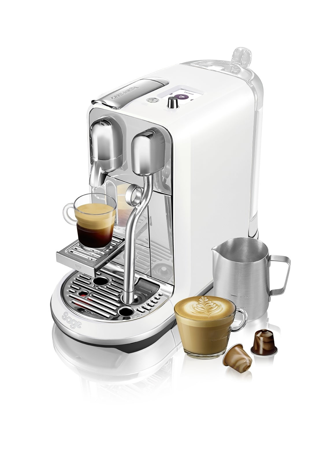 Sage Nespresso CREATISTA PLUS SNE800SST2ENL1 Nespresso Wit