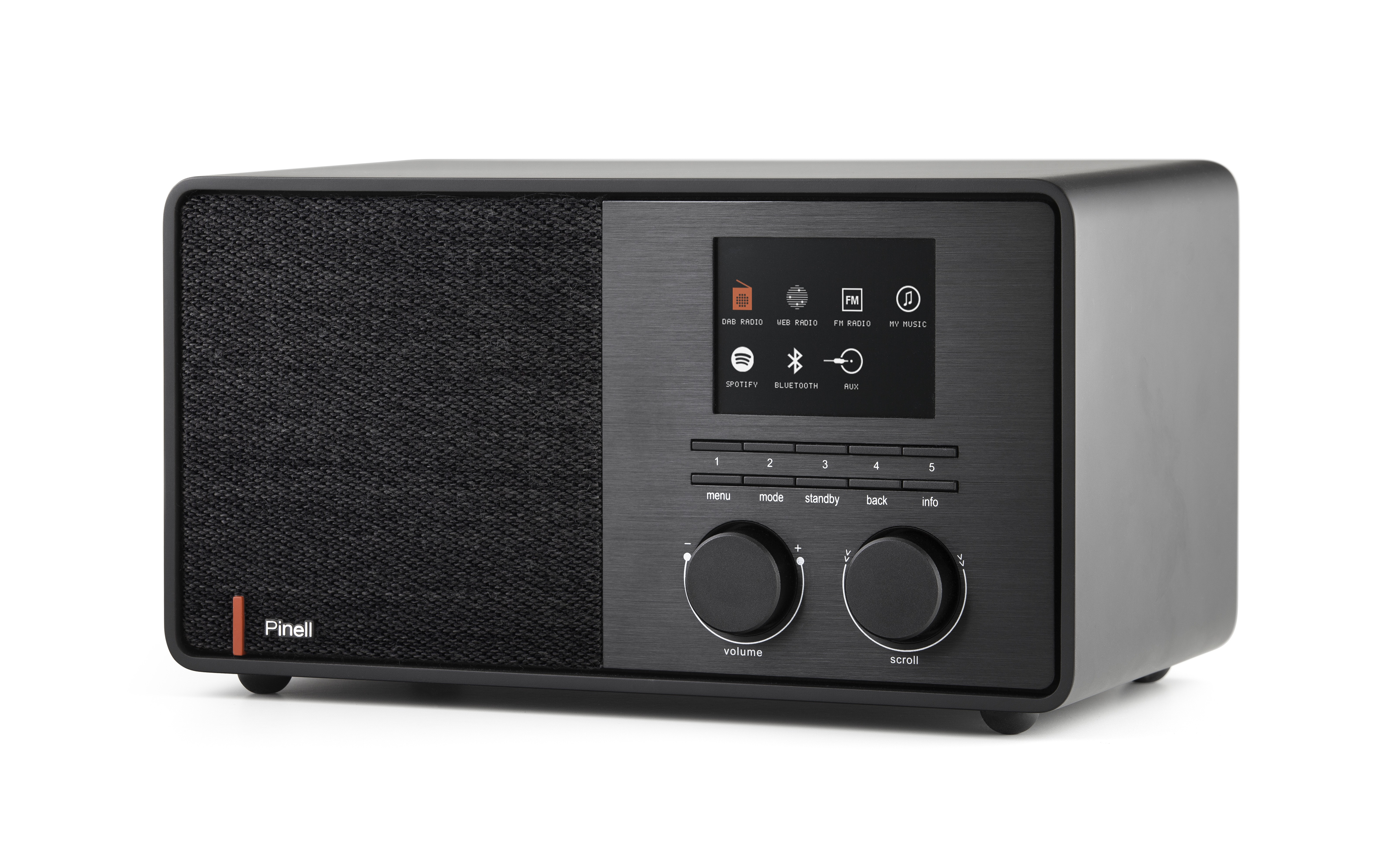 Pinell Supersound 301 Hybride radio Zwart