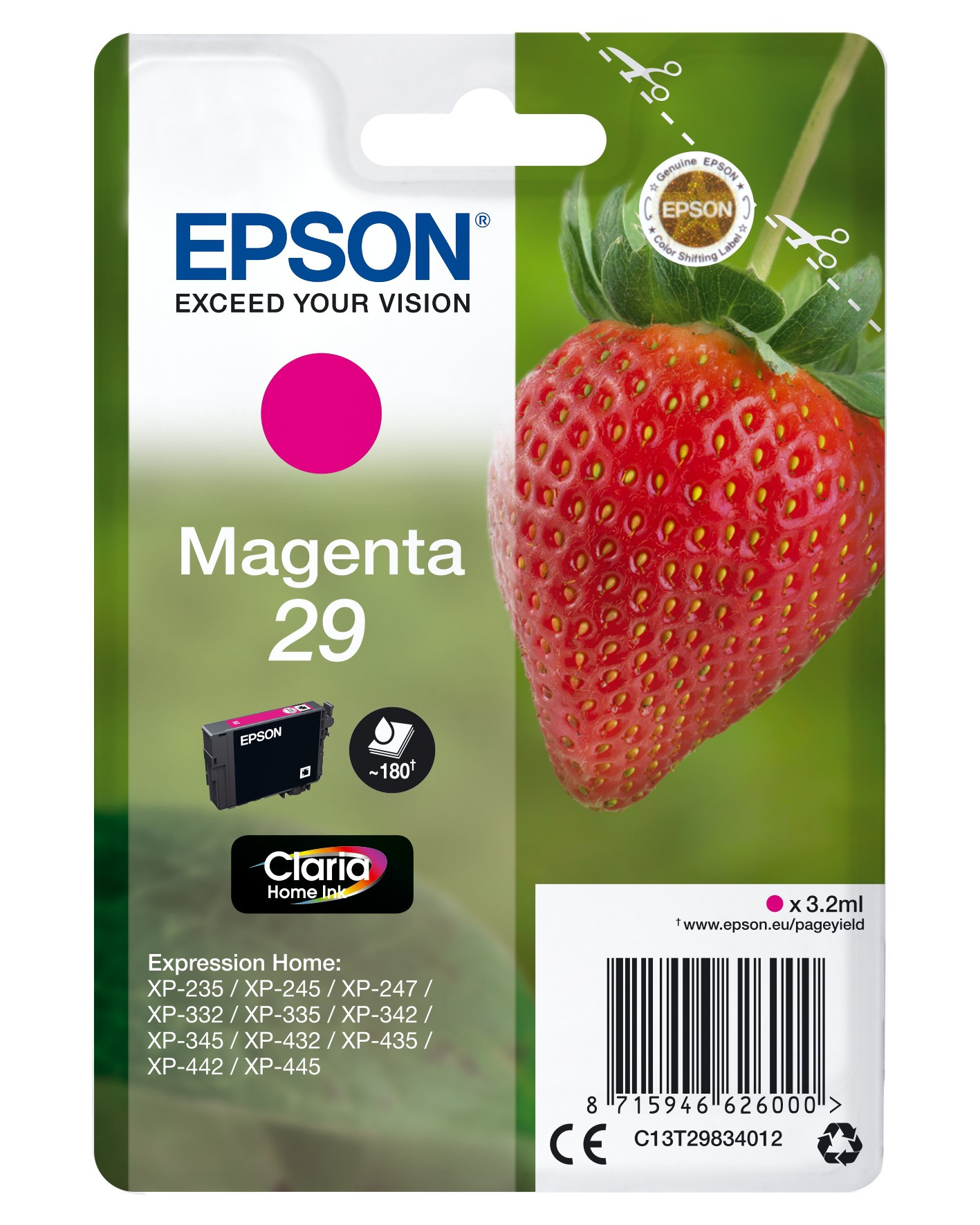 Epson 29 - Aardbei Inkt Paars