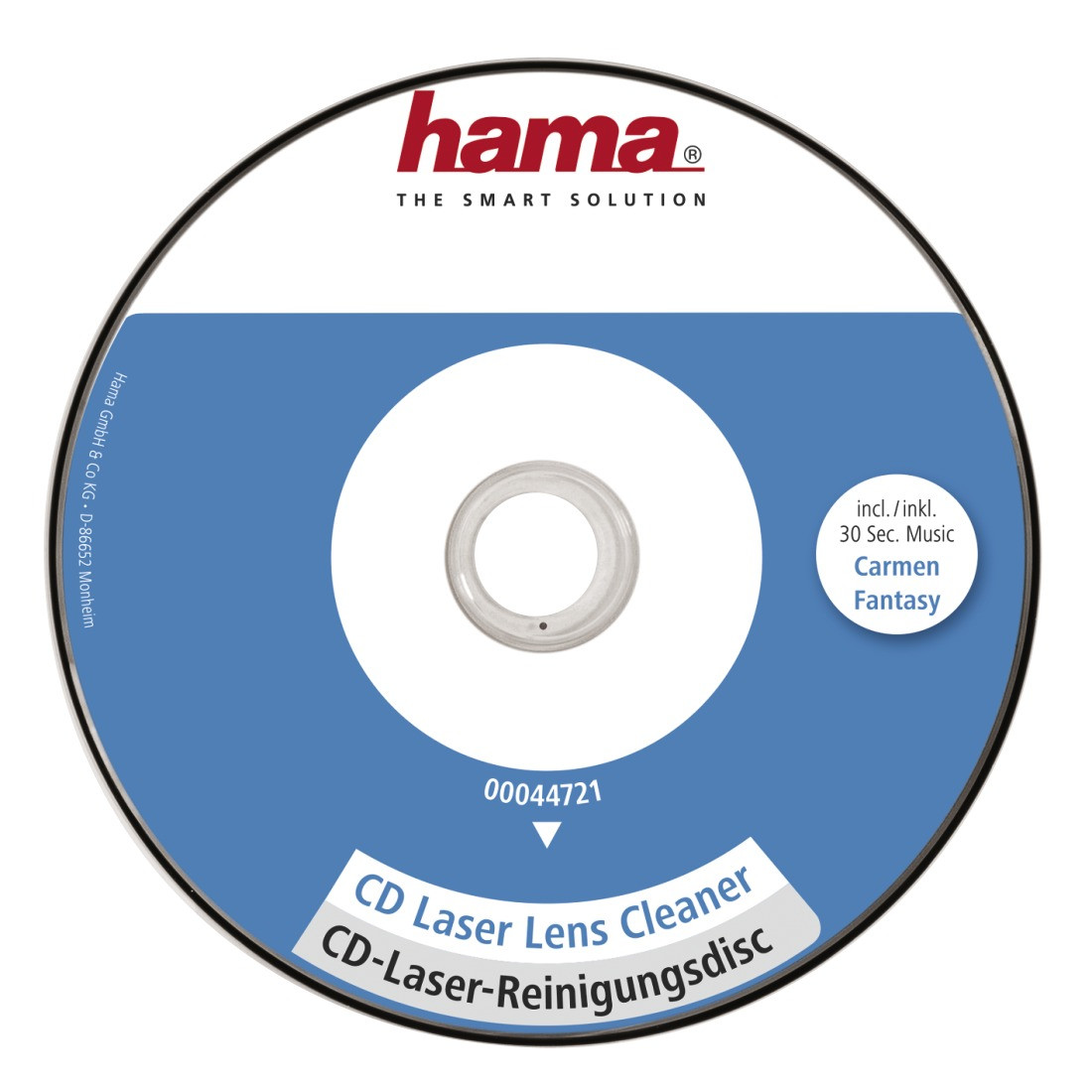 Hama Reinigingsdisc voor CD-speler Audio accessoire Blauw