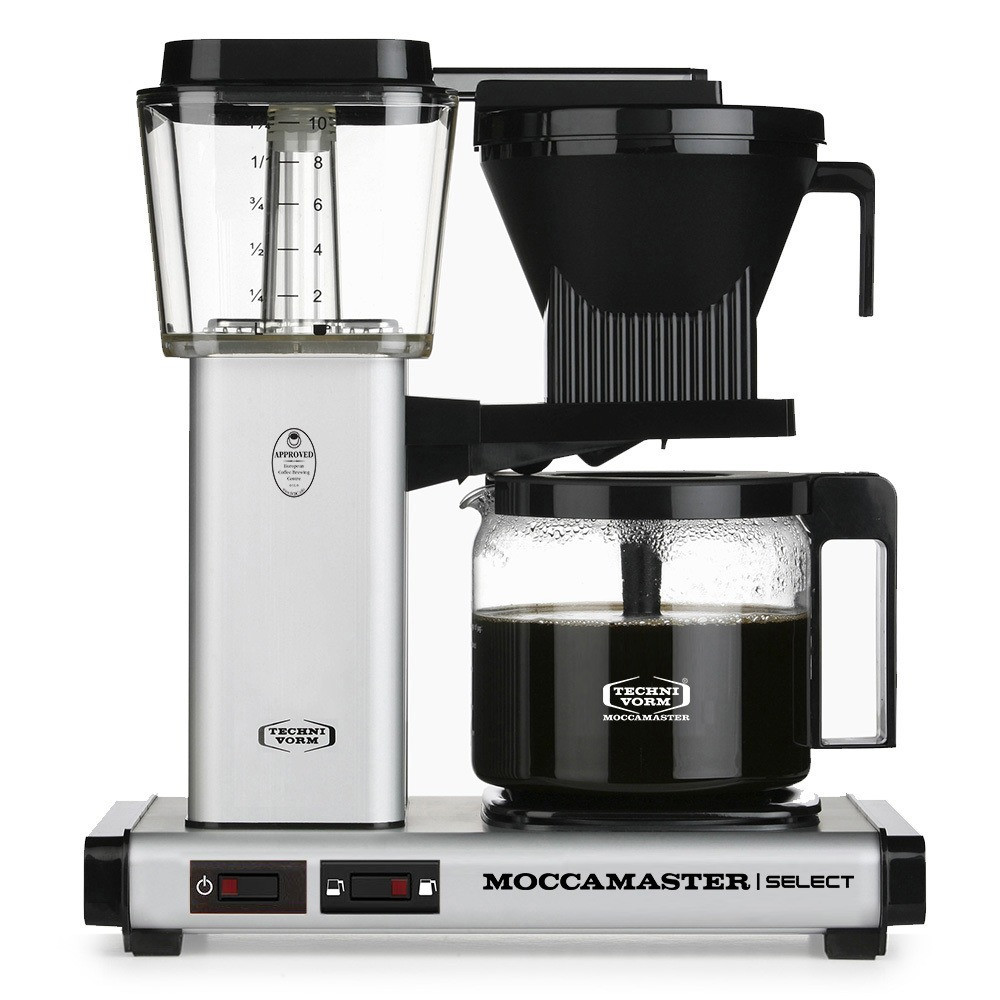 Moccamaster KBG SELECT Koffiefilter apparaat Zilver