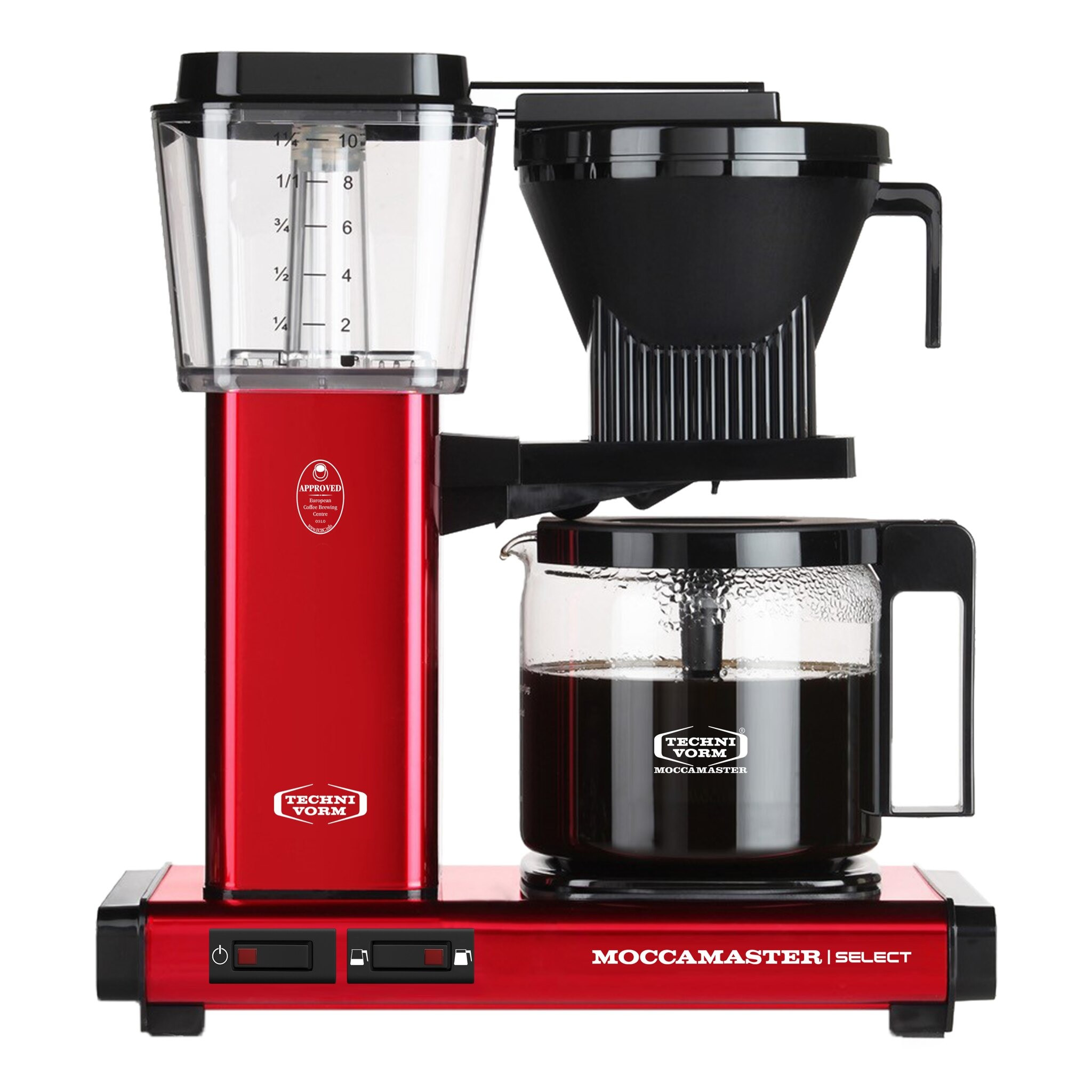 Moccamaster KBG SELECT Koffiefilter apparaat Rood