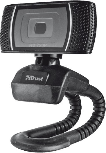 Trust Trino HD Video Webcam Webcam Zwart