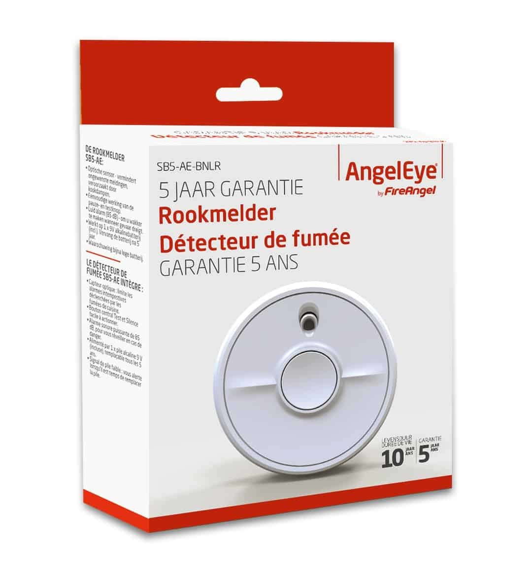 Angel Eye SB5 optische rookmelder Brandbeveiliging Wit