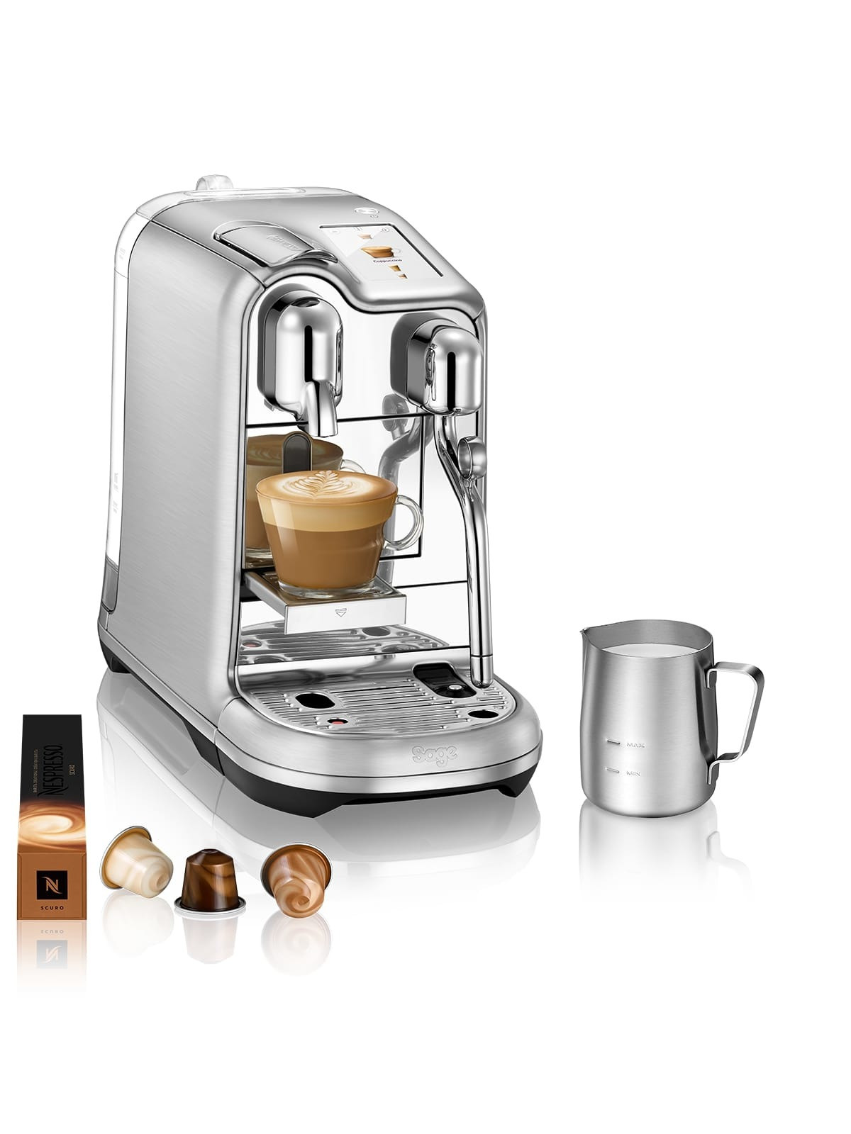 Sage Nespresso THE CREATISTA™ PRO SNE900BSS4ENL1 Nespresso Rvs