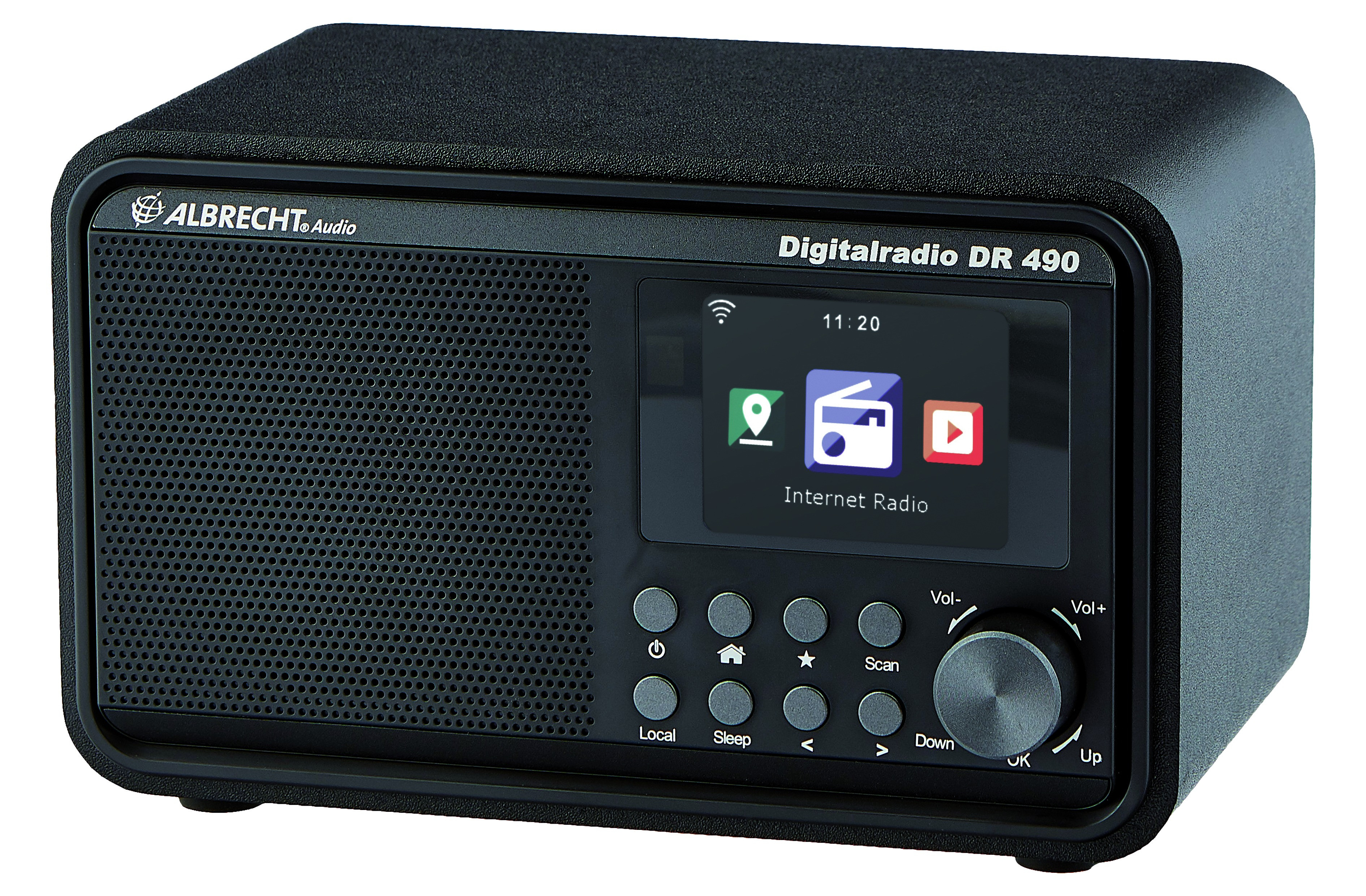 Albrecht DR 490 Hybride radio Zwart