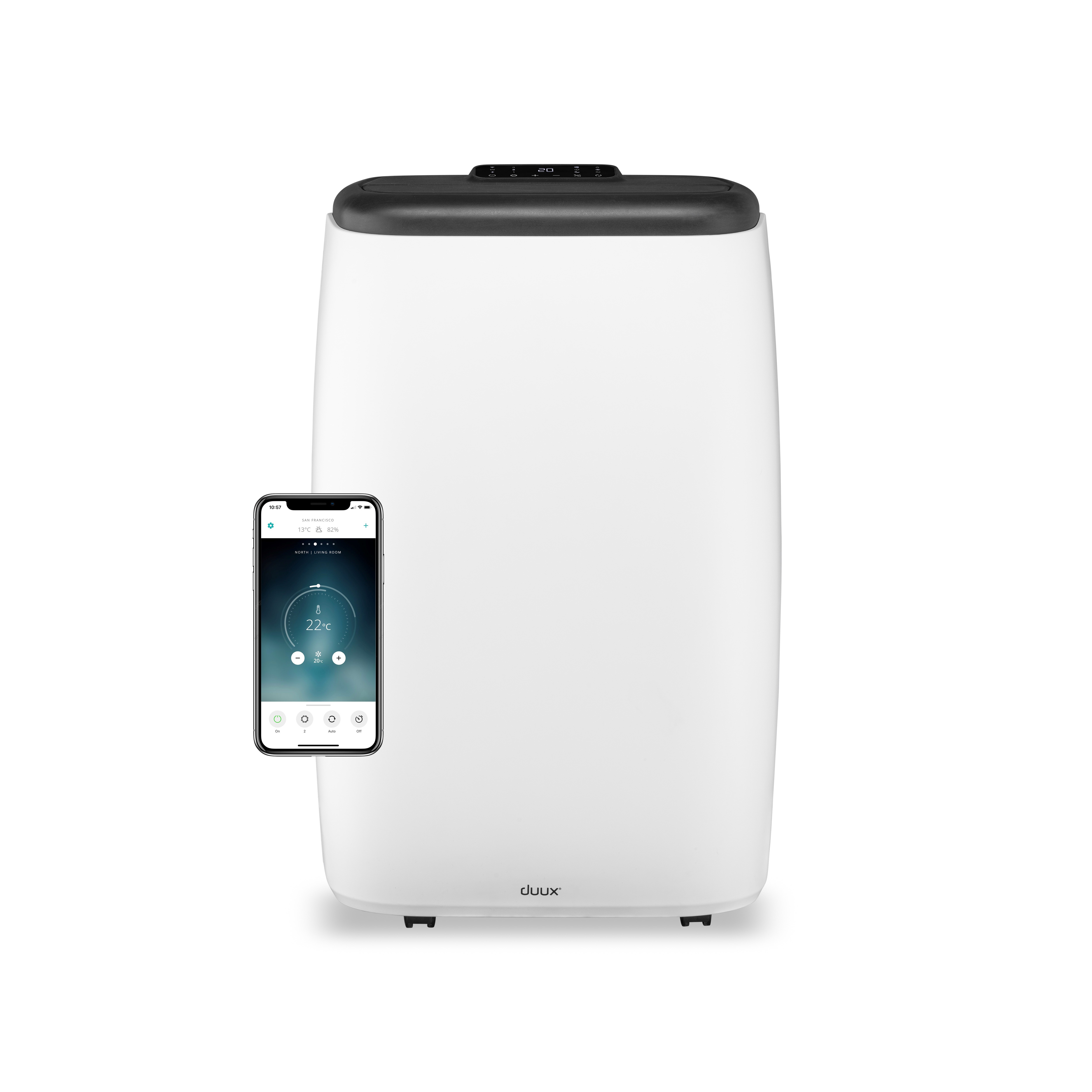 Duux DXMA13 North Smart Mobile 18000BTU Mobiele airco Wit