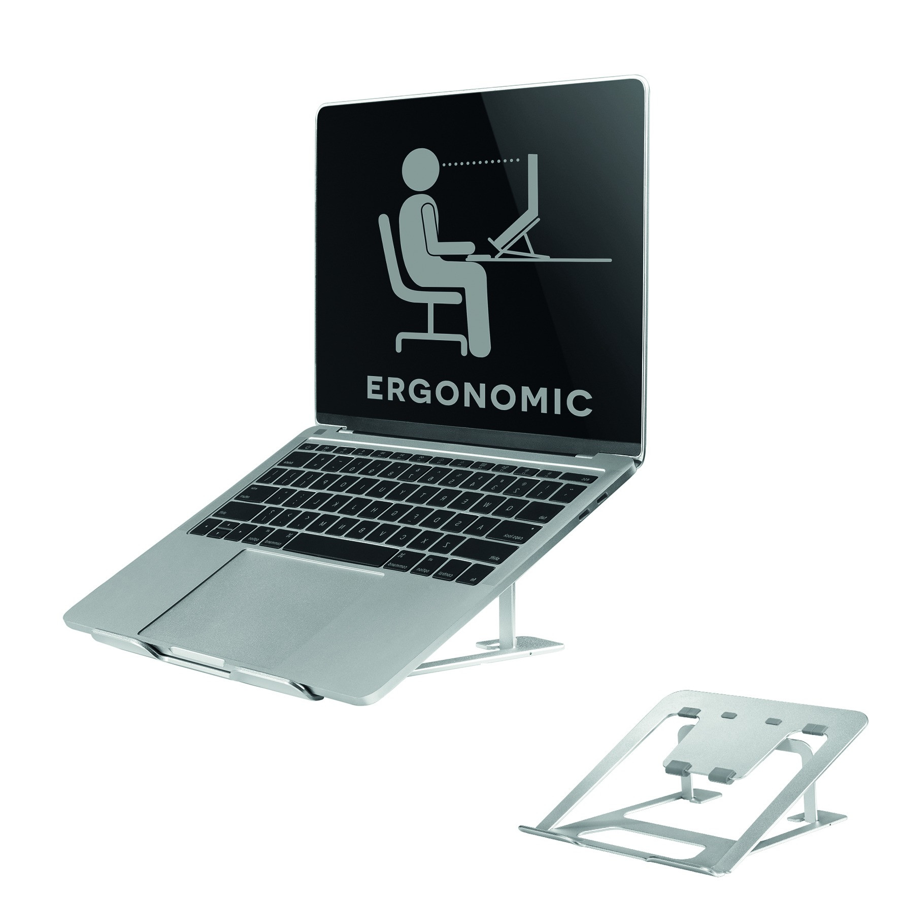 Neomounts NSLS085 Laptopstandaard Zilver