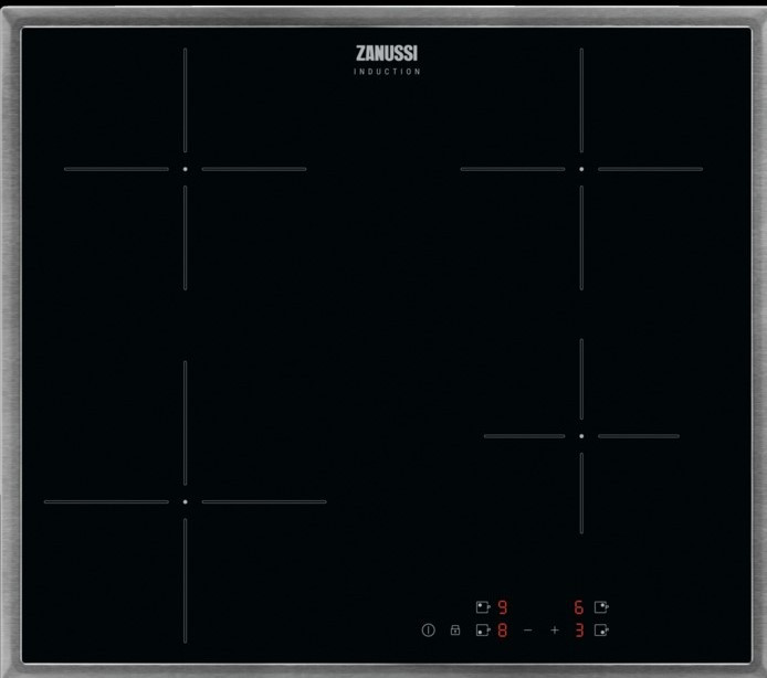 Zanussi ZILN646X Inductie inbouwkookplaat Zwart