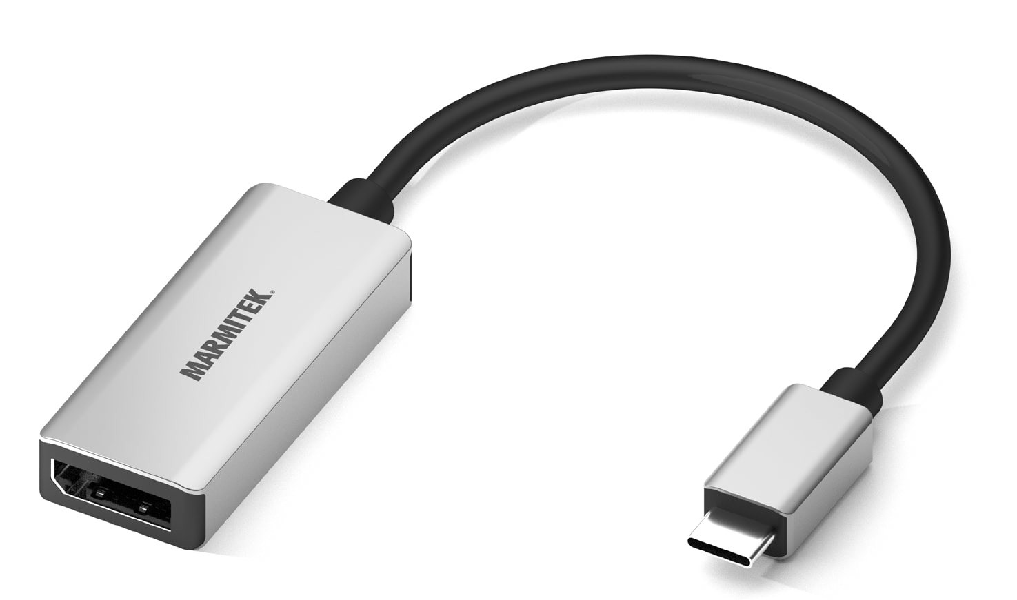 Marmitek Adapter USB type C naar Display Port USB Hub Zwart