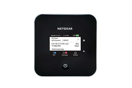 Netgear Nighthawk M2 4G Mi-Fi routers Zwart