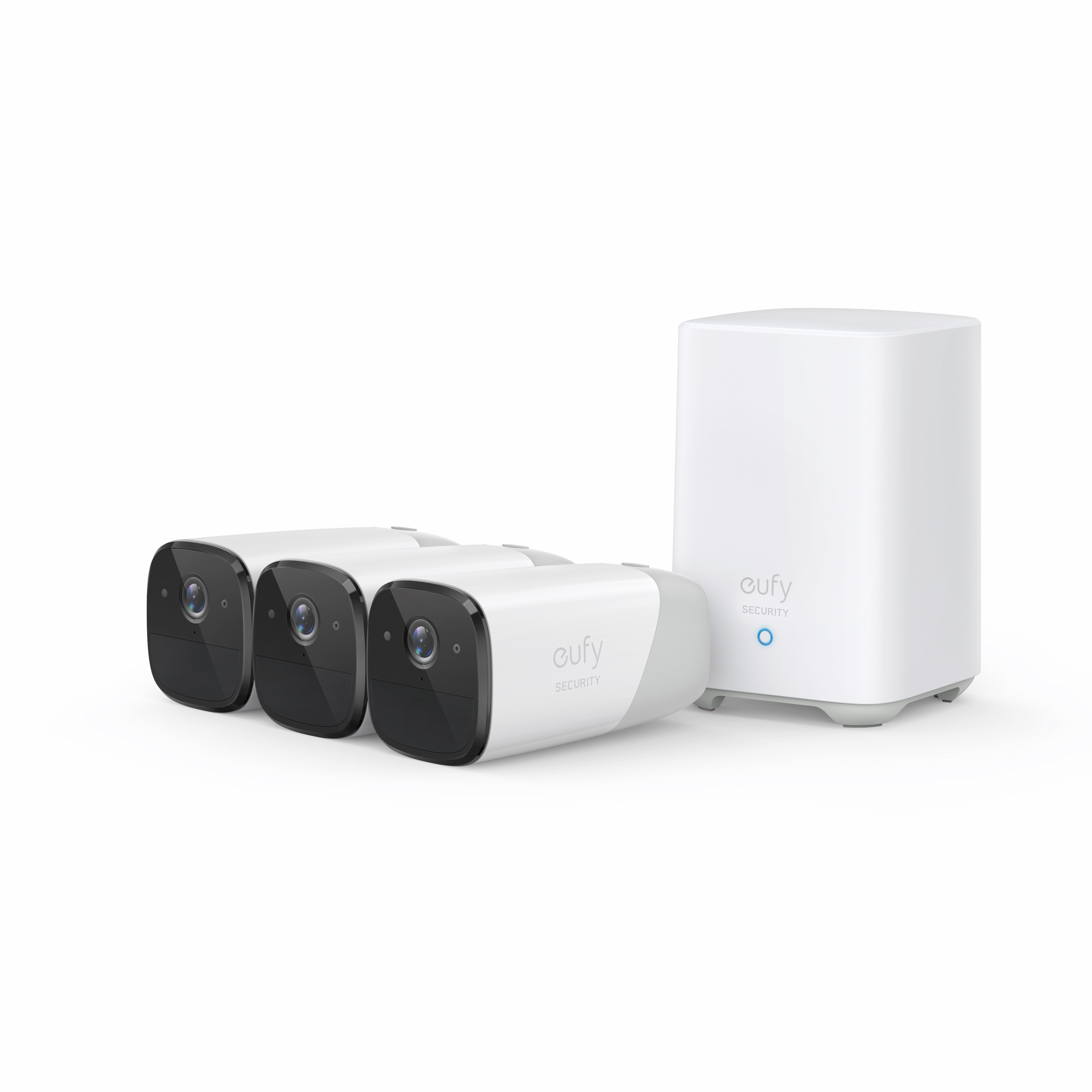 Anker Eufy Cam 2 Pro 3 camera&apos;s + basisstation IP-camera Wit