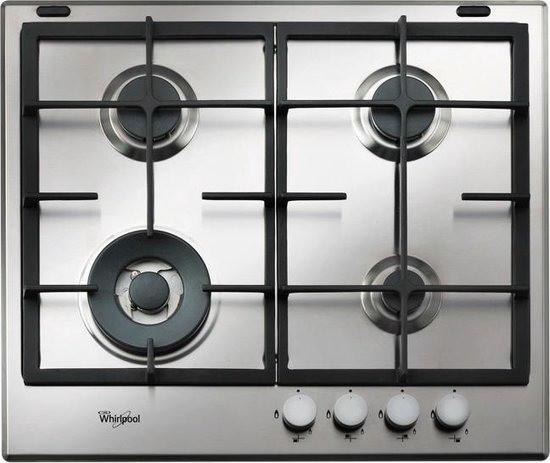 Whirlpool GMA 6422/IX NL Gas inbouwkookplaat Rvs