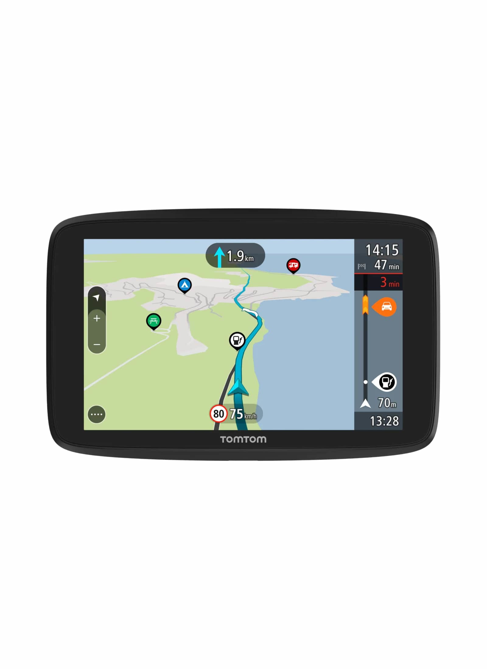 Tomtom GO Camper Tour Autonavigatie Zwart