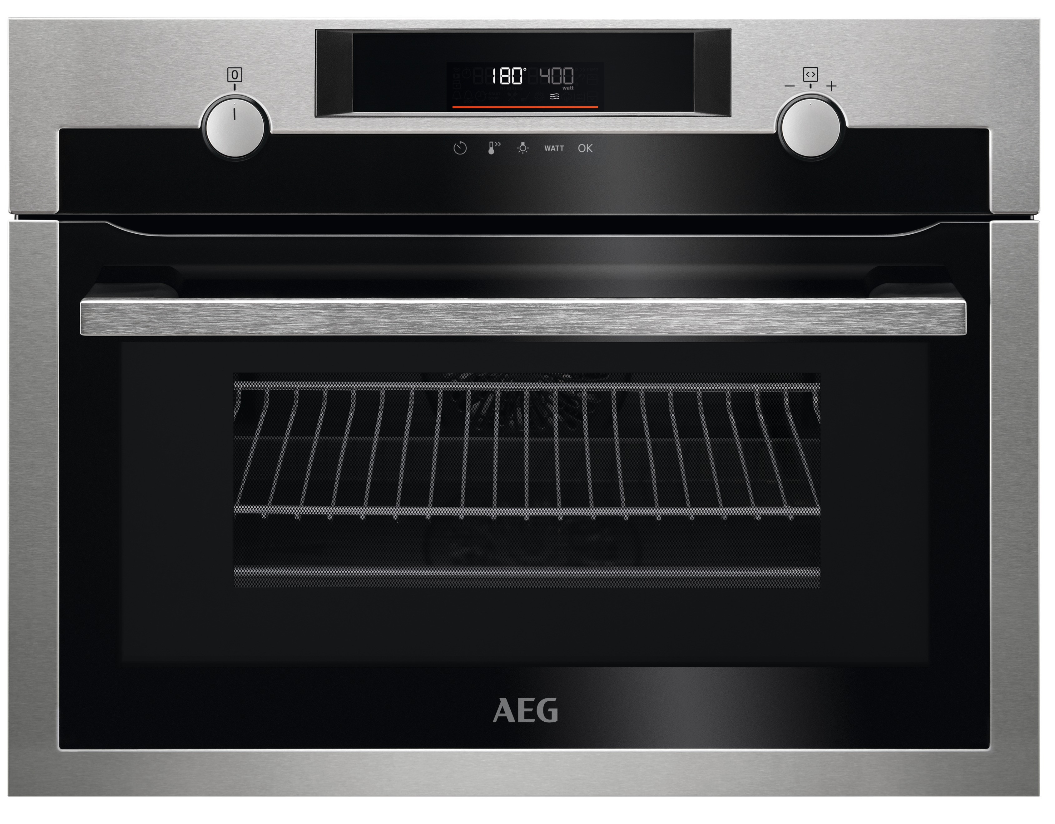 AEG KME565060M Inbouw oven met magnetron Zilver