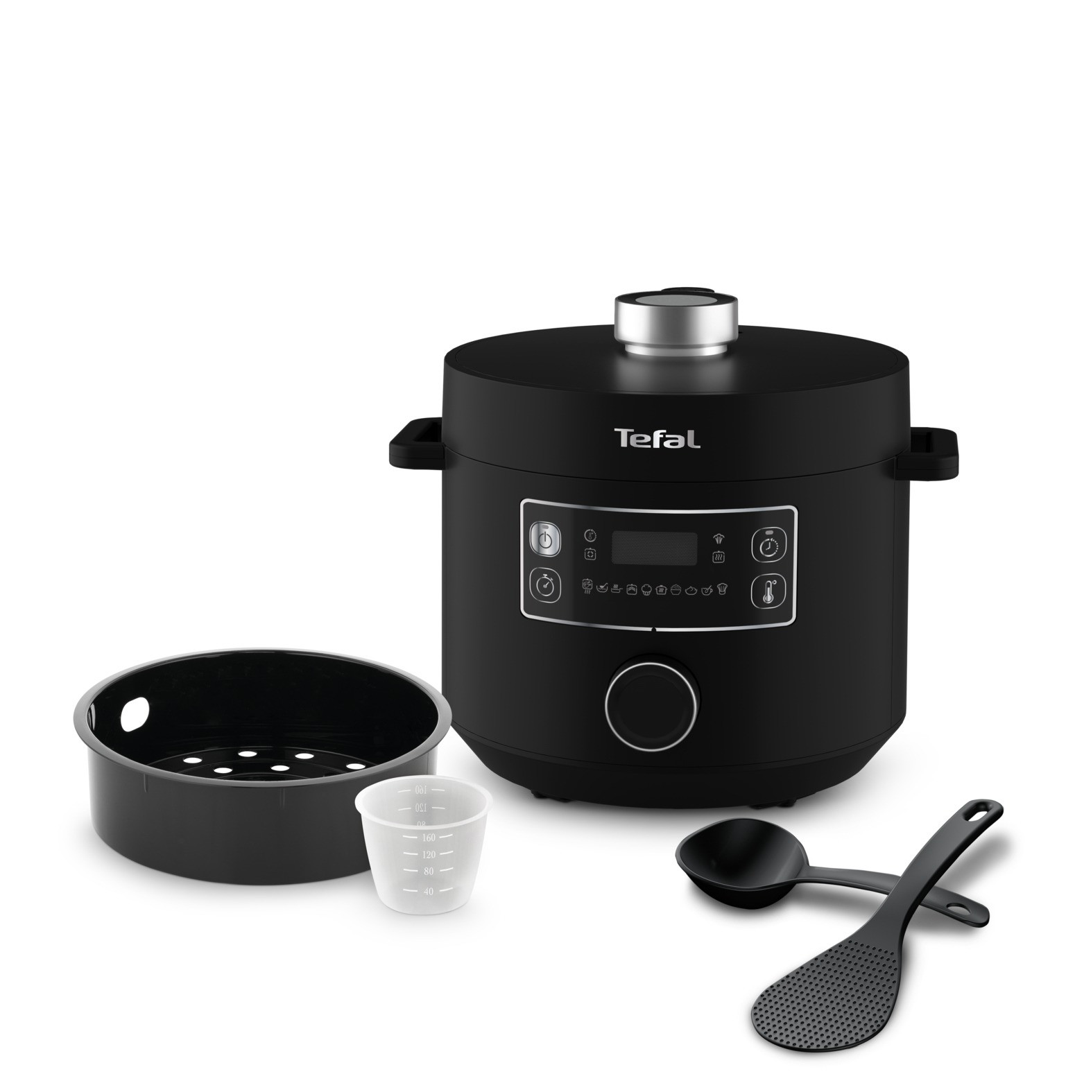 Tefal CY7548 Turbo Cuisine Stoomkoker Zwart