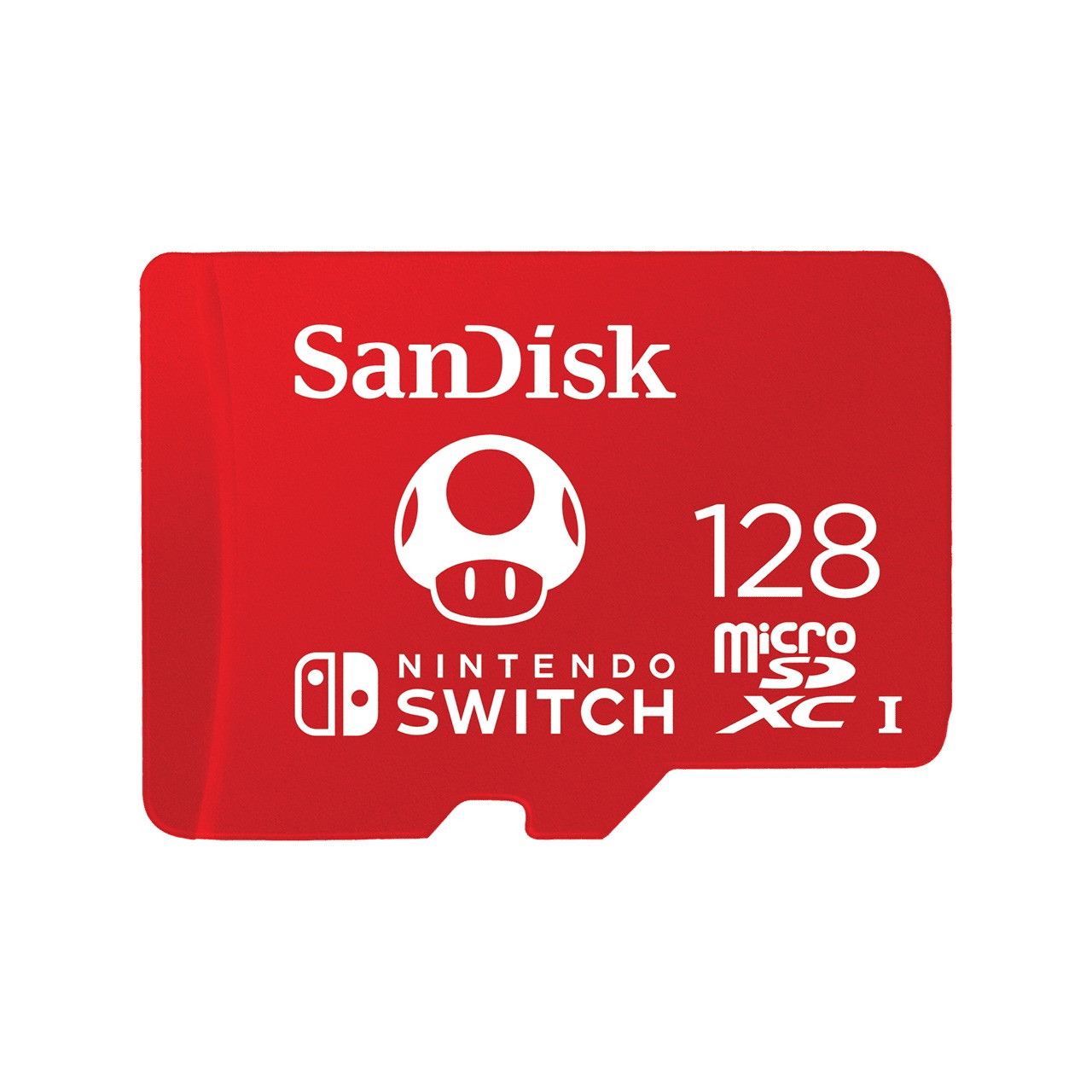 SanDisk MicroSDXC Extreme Gaming 128GB 100MB / 90mb Nintendo licensed Micro SD-kaart Rood