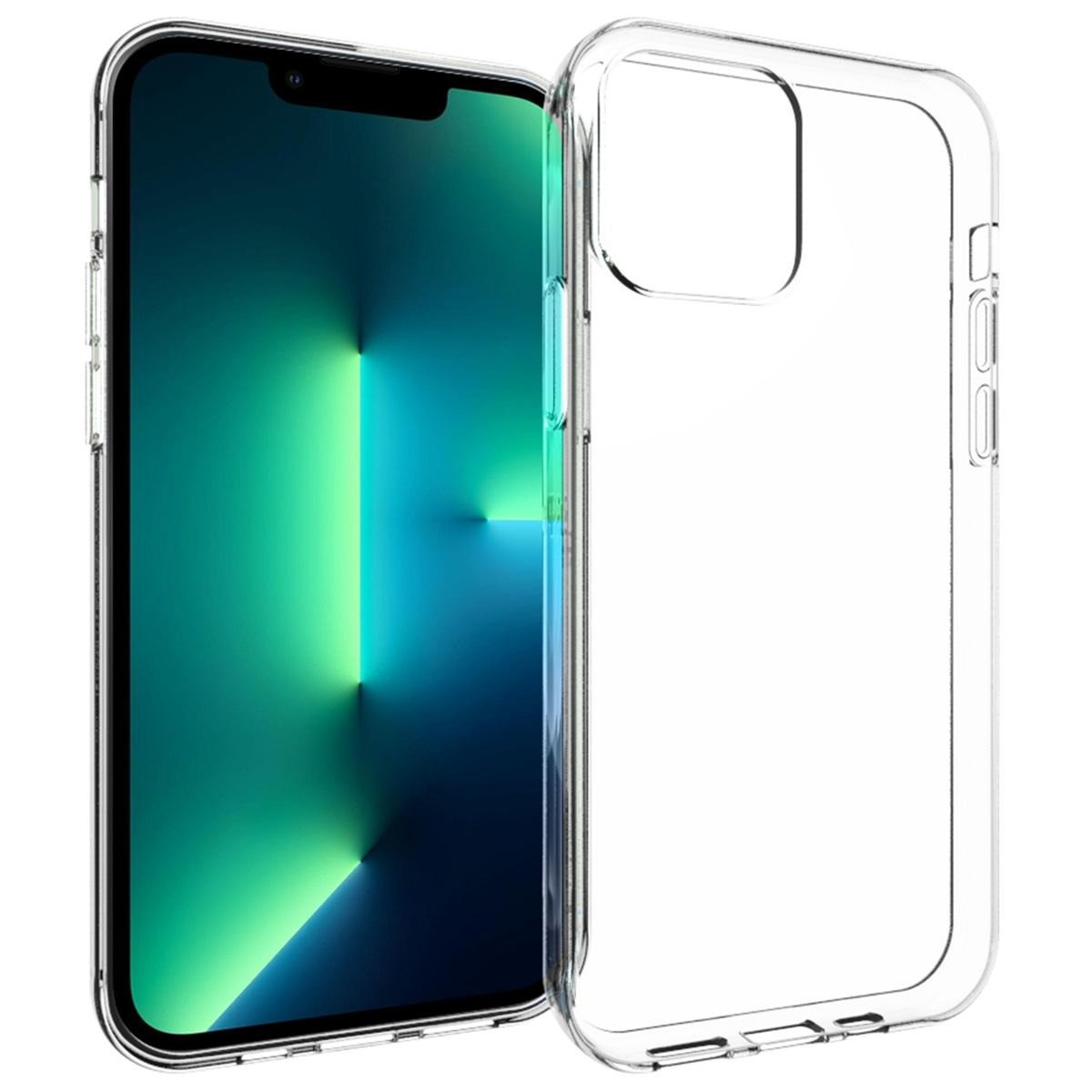 Accezz Clear Case voor Apple iPhone 13 Pro Telefoonhoesje Transparant