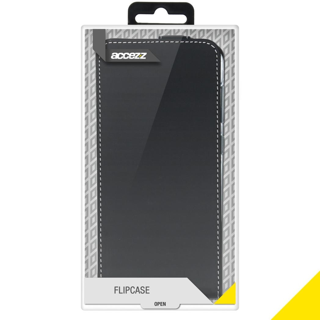 Accezz Flipcase voor Apple iPhone 12 Pro Max Telefoonhoesje Zwart