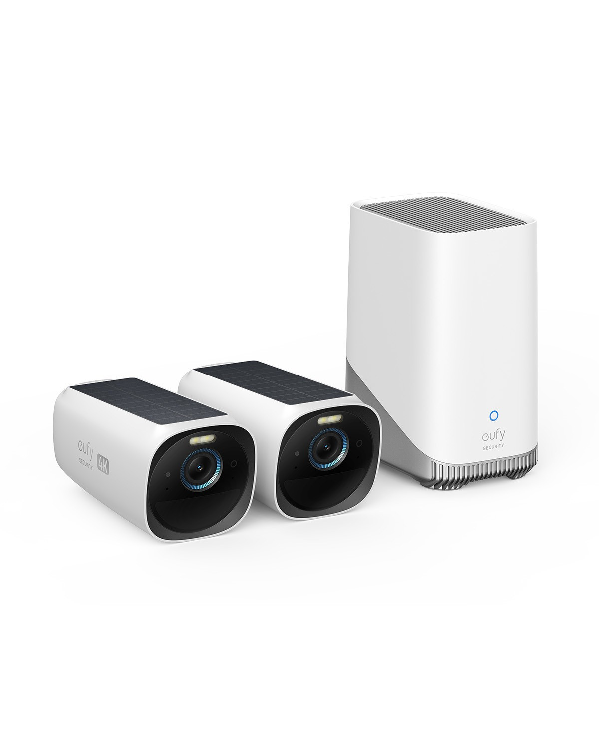 Anker EufyCam 3 Duo Pack + HomeBase 3 IP-camera Zwart