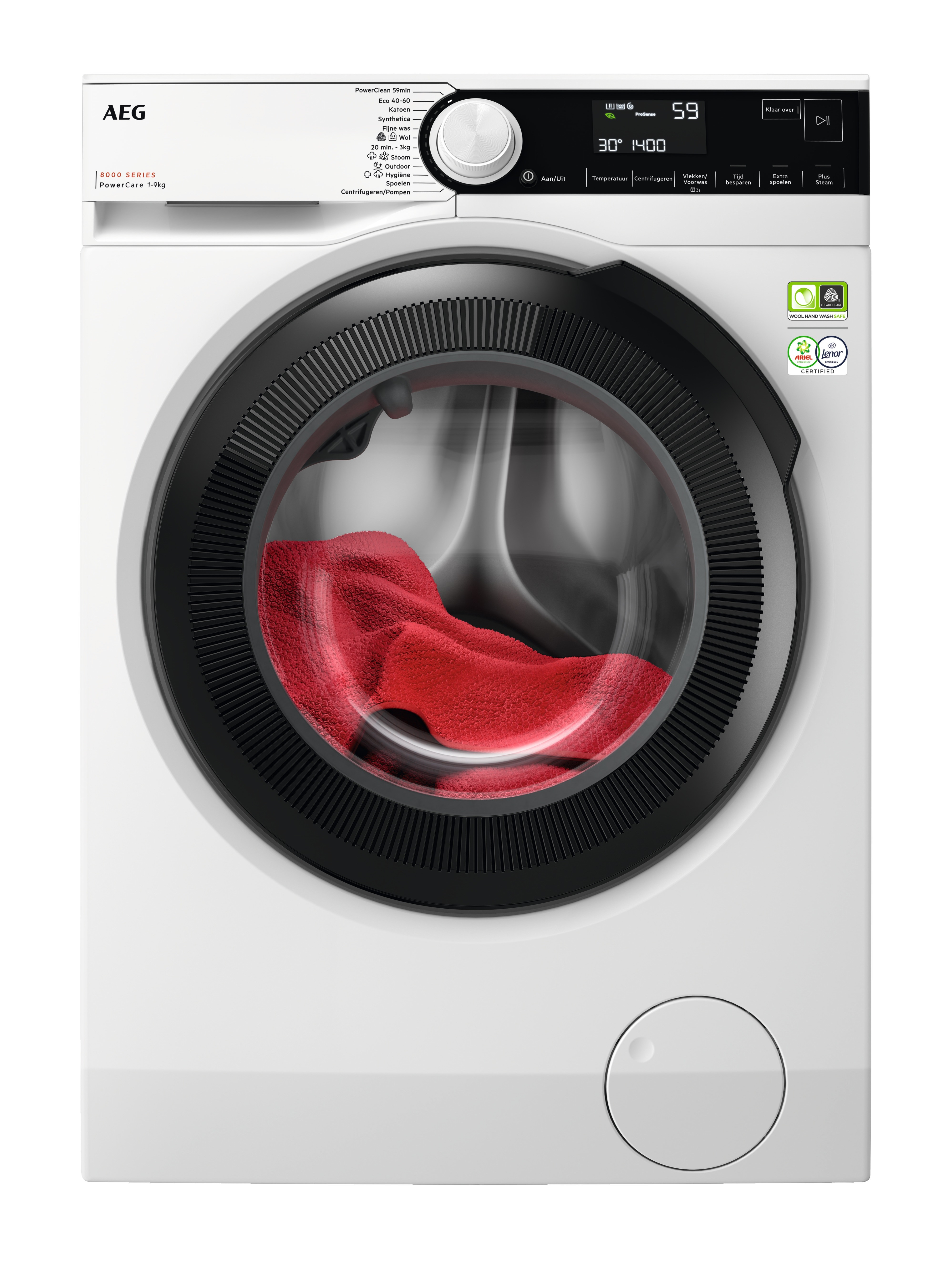 AEG LR85944 PowerCare Wasmachine Wit