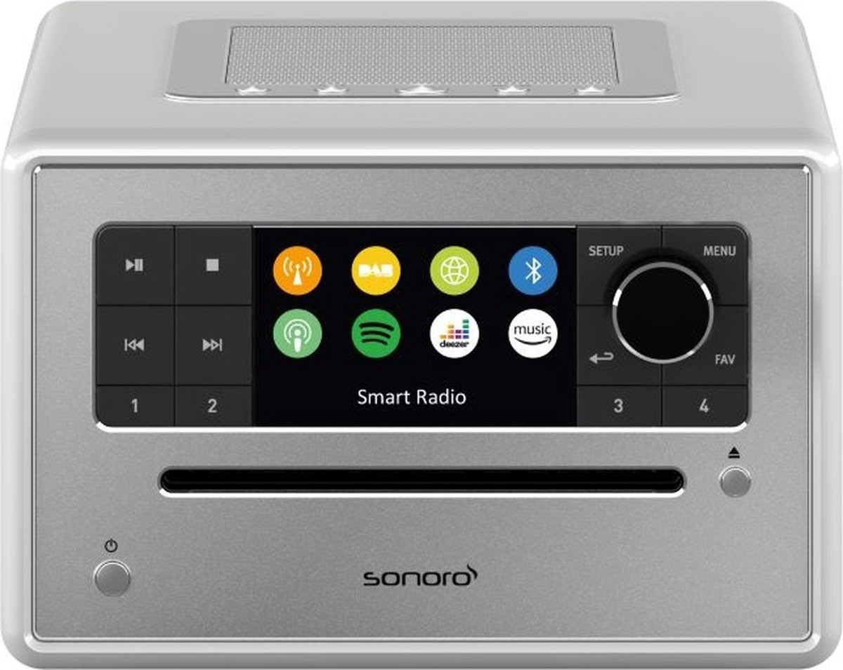 Sonoro ELITE X Hybride radio Zilver