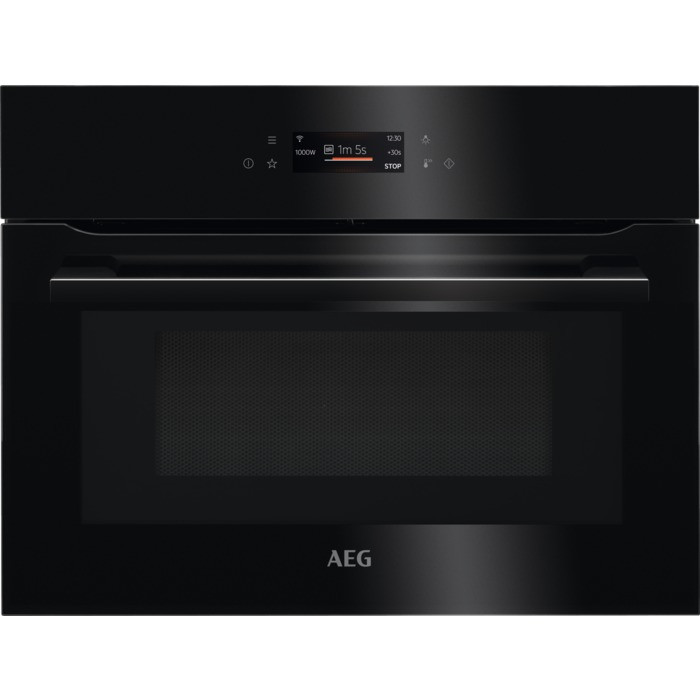 AEG KMF768080B Inbouw oven met magnetron Zwart