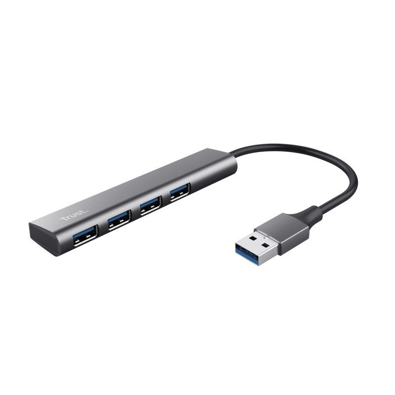 Trust Halyx 4-poorts USB-A Hub USB Hub Zwart