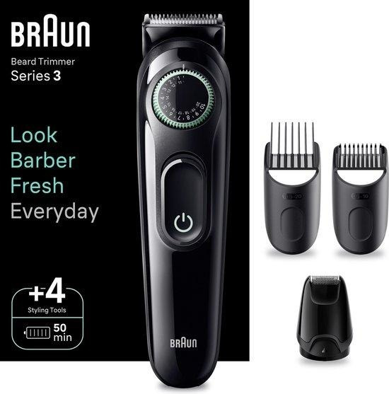 Braun BT3421 Baardtrimmer Zwart