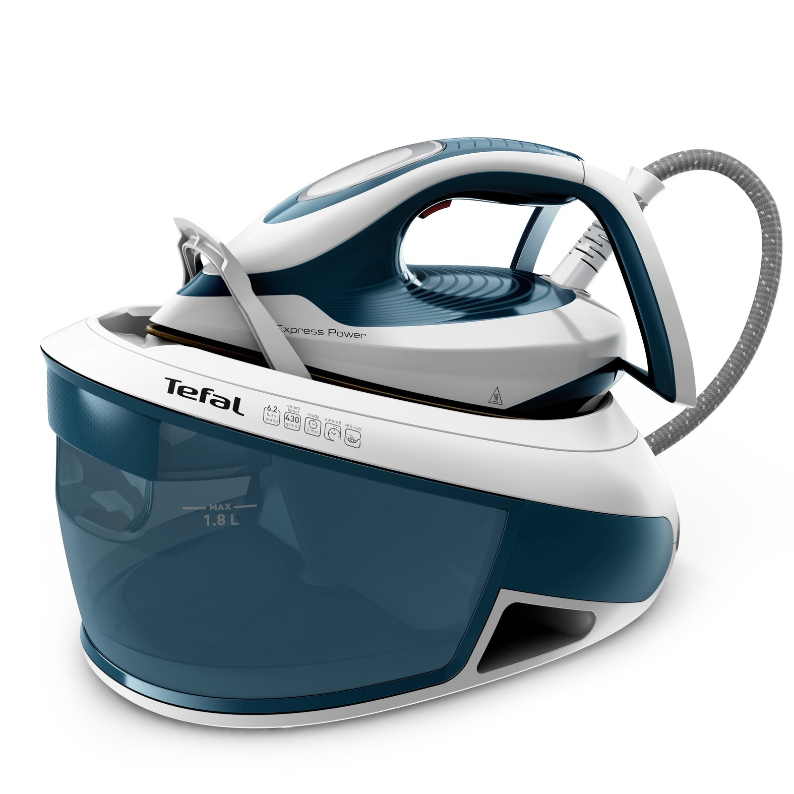 Tefal SV8111 Express Power Strijksysteem Blauw