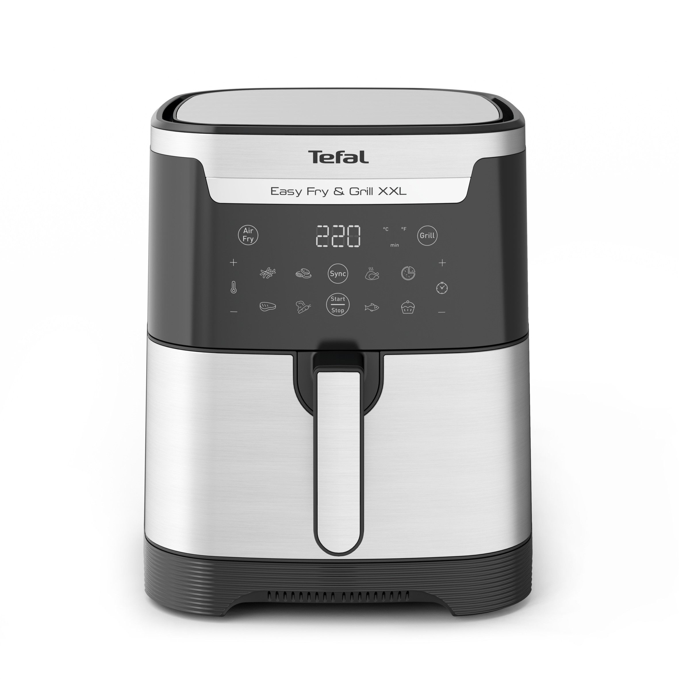 Tefal EY801D Easy Fry & Grill XXL Airfryer Rvs