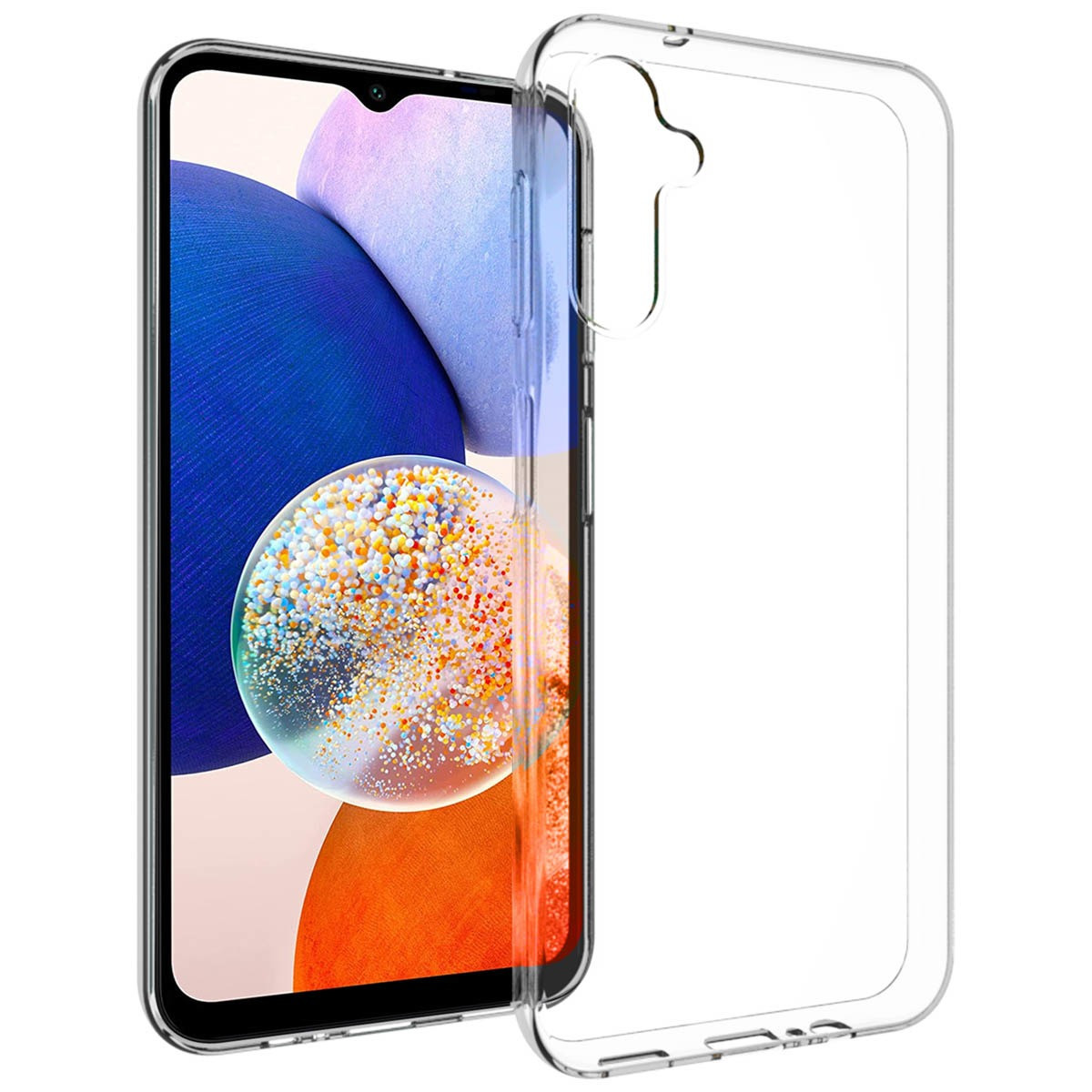 Accezz Clear Backcover Samsung Galaxy A14 (5G/4G) Telefoonhoesje Transparant